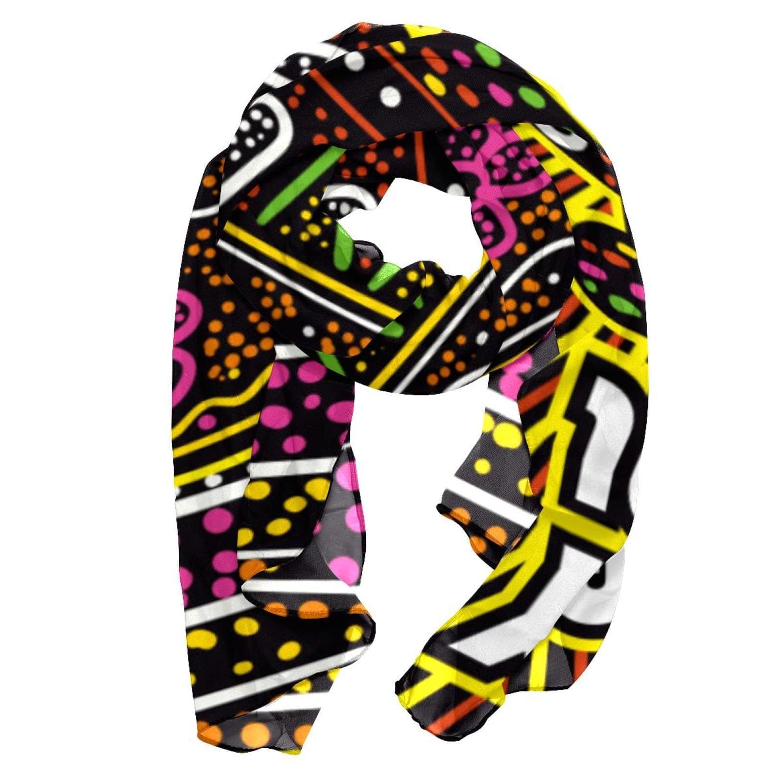 Women's Silk Scarf Infinity Lightweight Scarves Shawl Wraps Fashion Sunscreen Shawls for Spring Summer Fall Winter, Happy Pongal