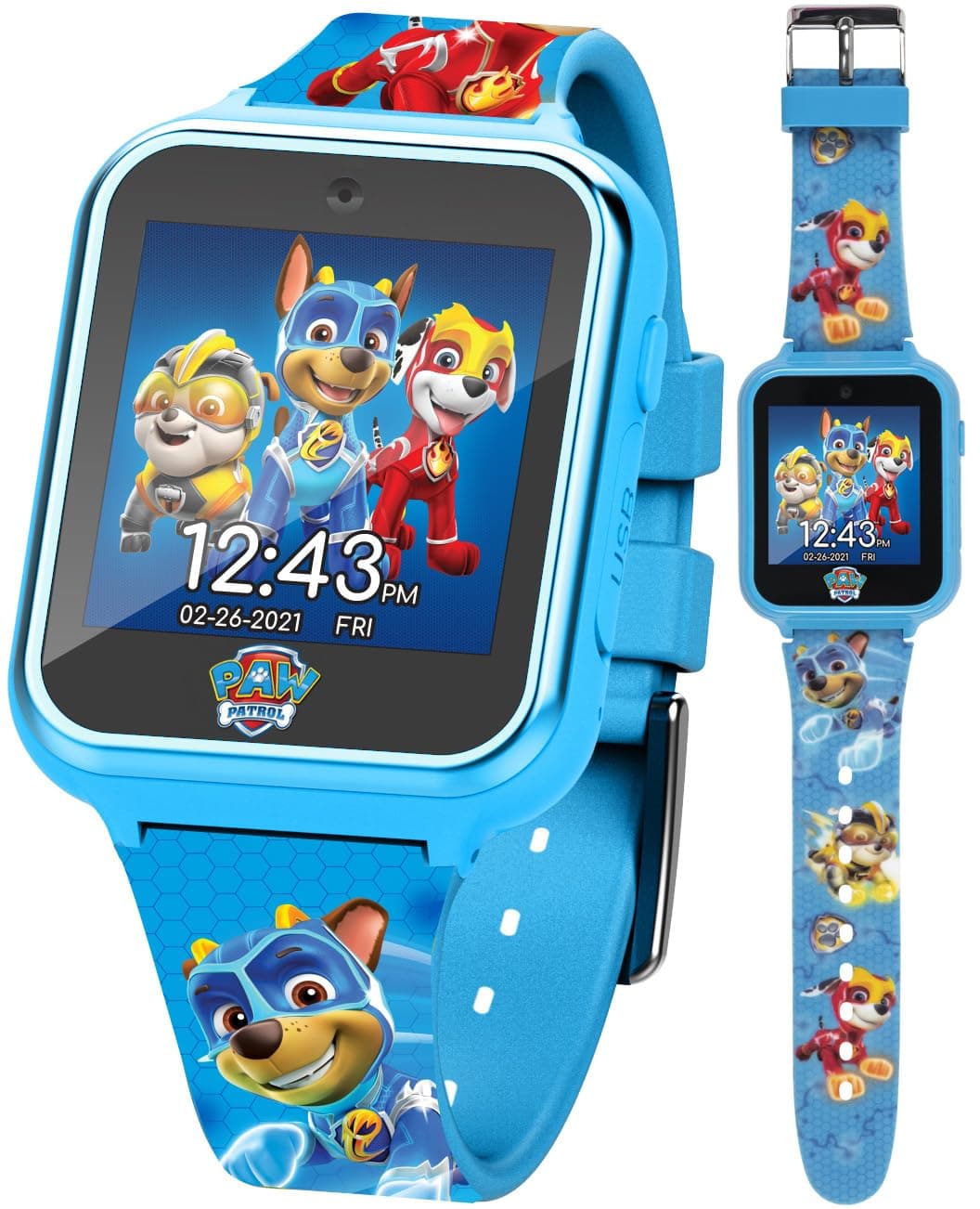 Accutime PAW4316AZ Nickelodeon Paw Patrol Digital Smartwatch for Kids, 40 mm Diameter, Blue