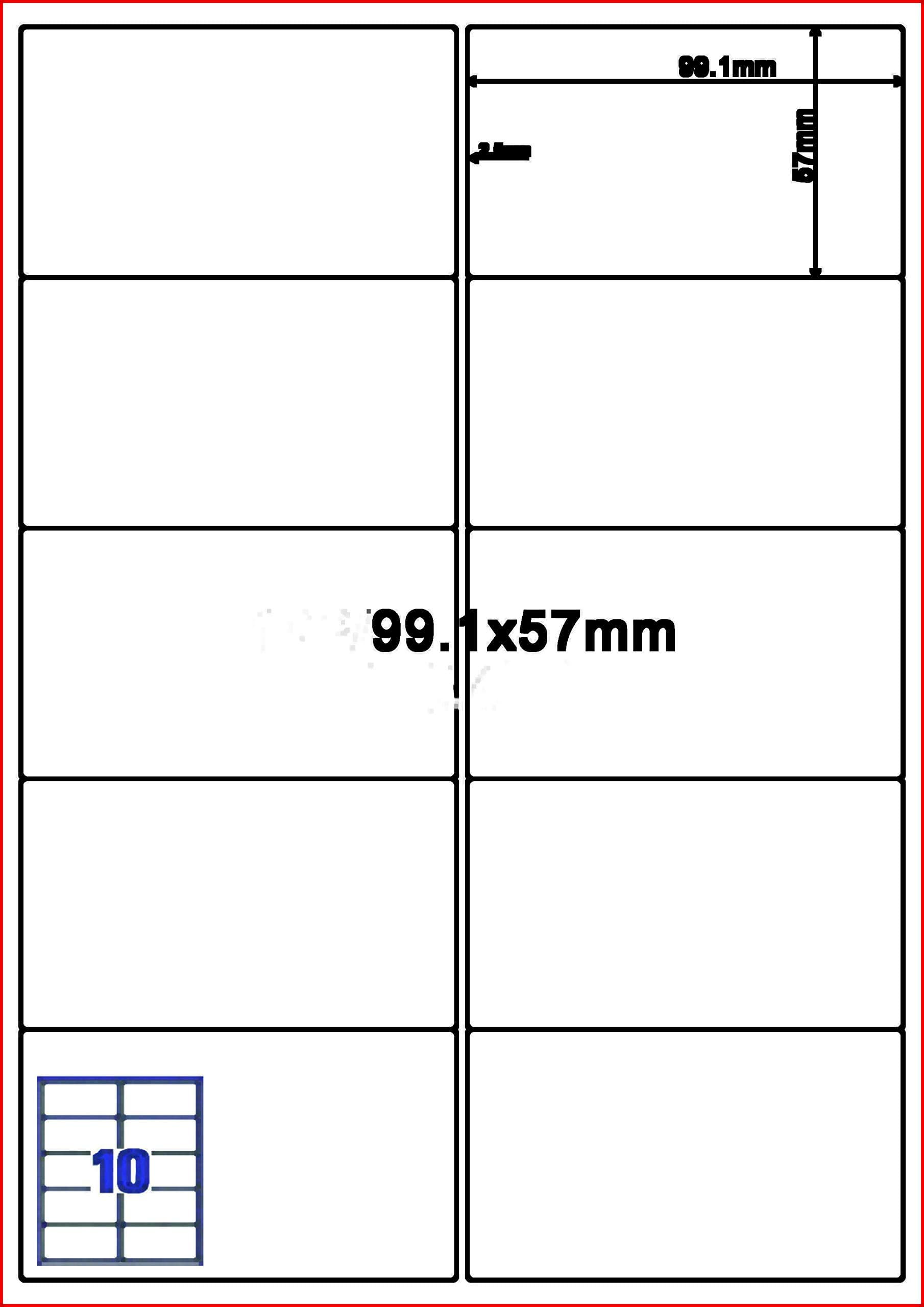 EJRange Premium Address Labels Self Adhesive Thicker Sticky Printer Labels for Postage Shipping Printer Mailing - 10 Labels Per Sheet, 100 Sheets, 1000 Labels
