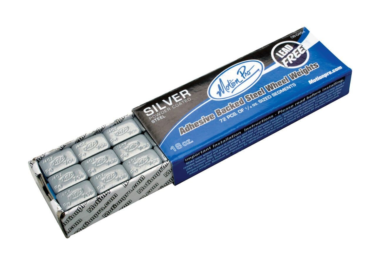 08-0454 Silver Steel Wheel Weight