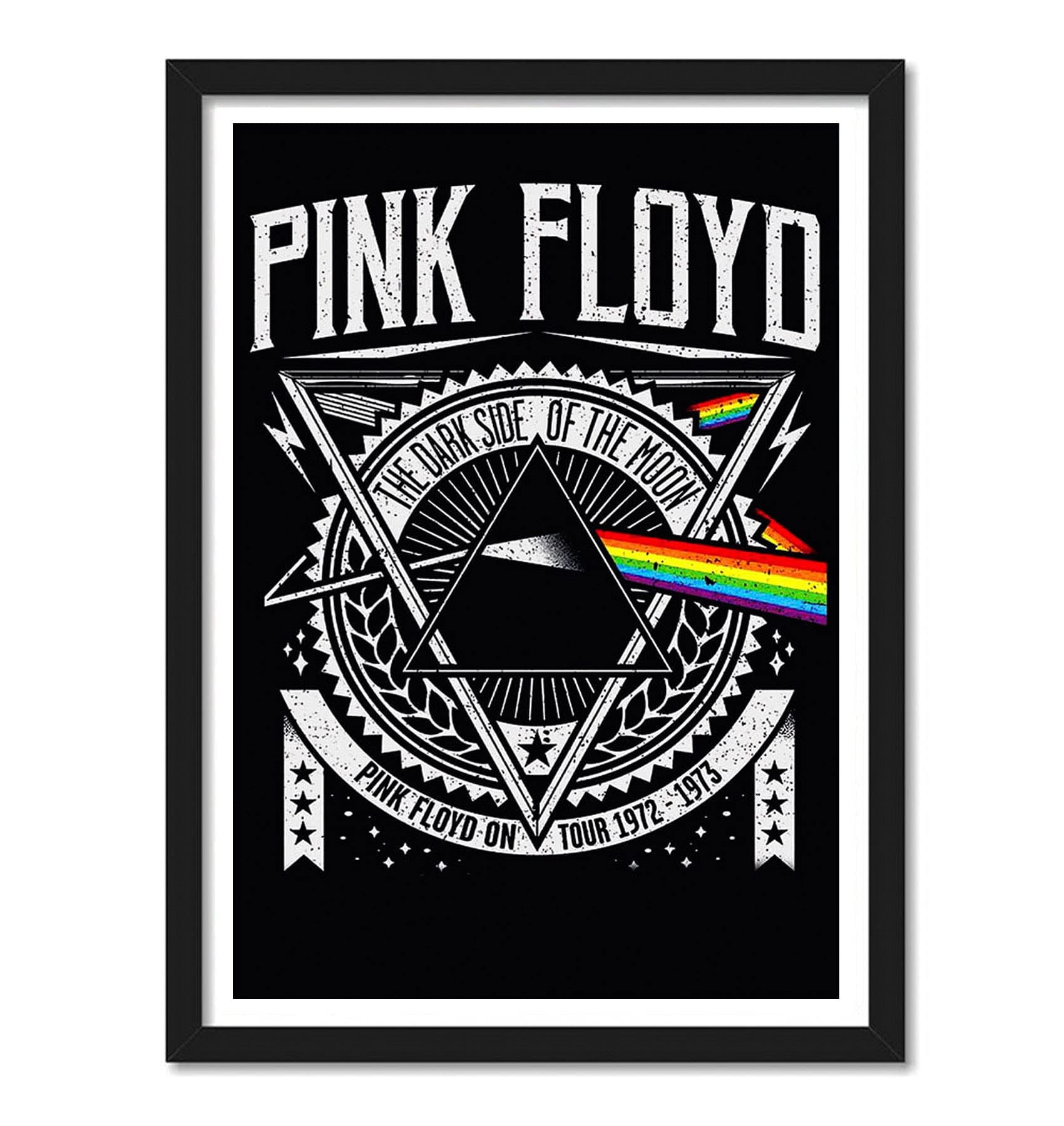 Good Hope Pink Floyd Tour Framed Poster 10x13 Inch, Classic, Rock, music art, Wall Art, Vintage, Gift for Music lovers, home decor, bedroom, living Room, office, hostel, sticker, abstract, band.