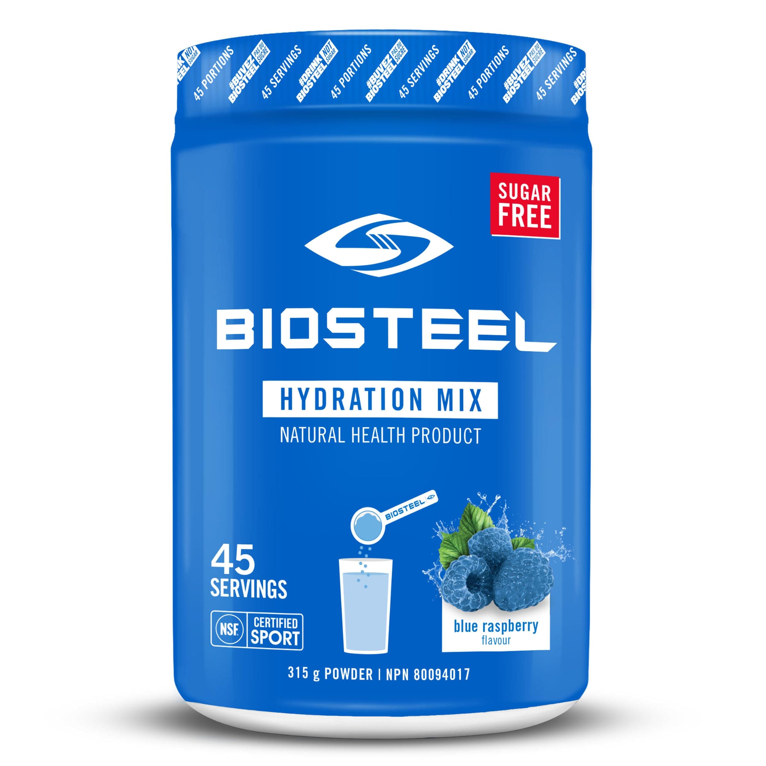 Biosteel Hydration Mix, Blue Raspberry, 315 g