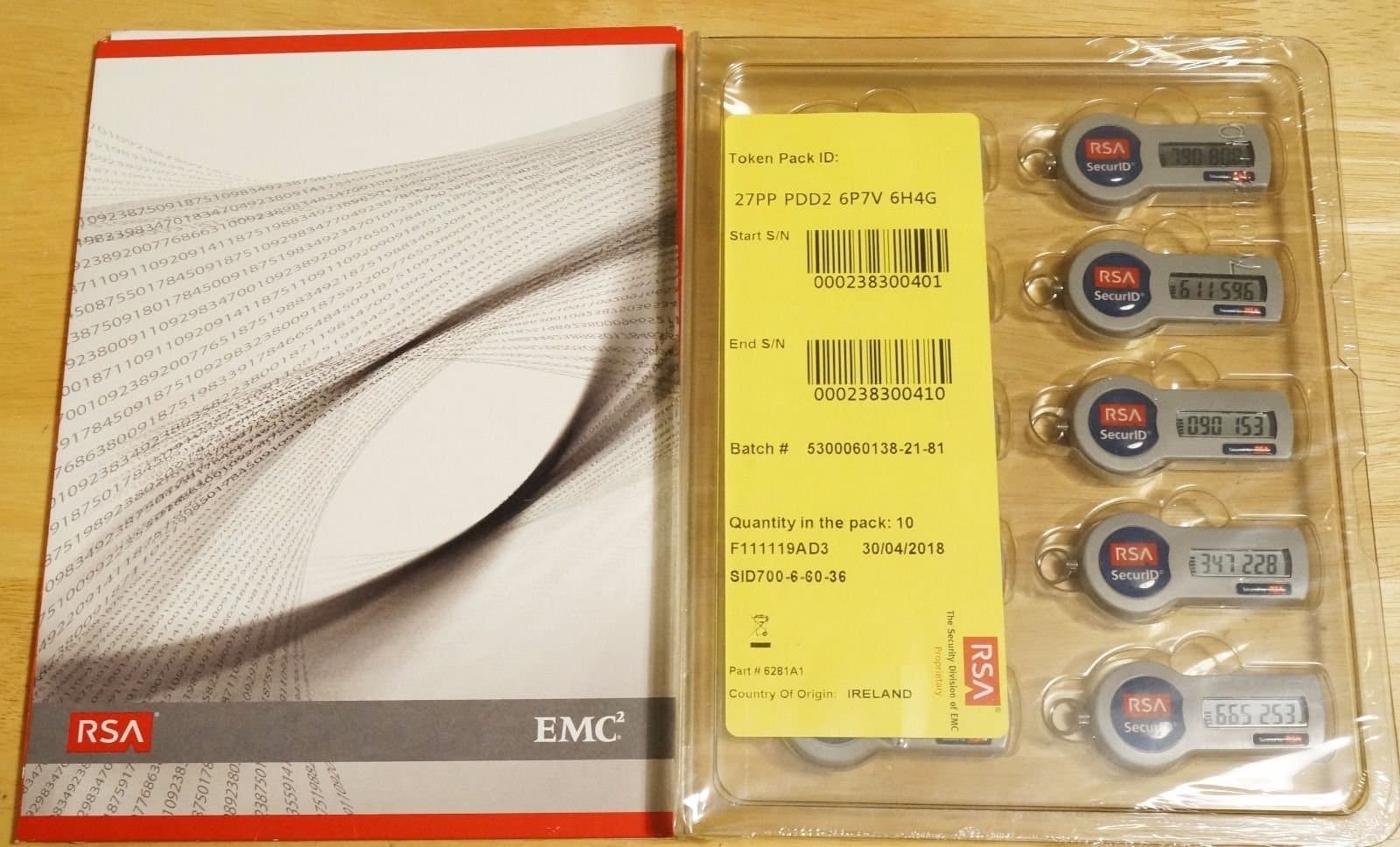 RSA SecurID SID700 - hardware token