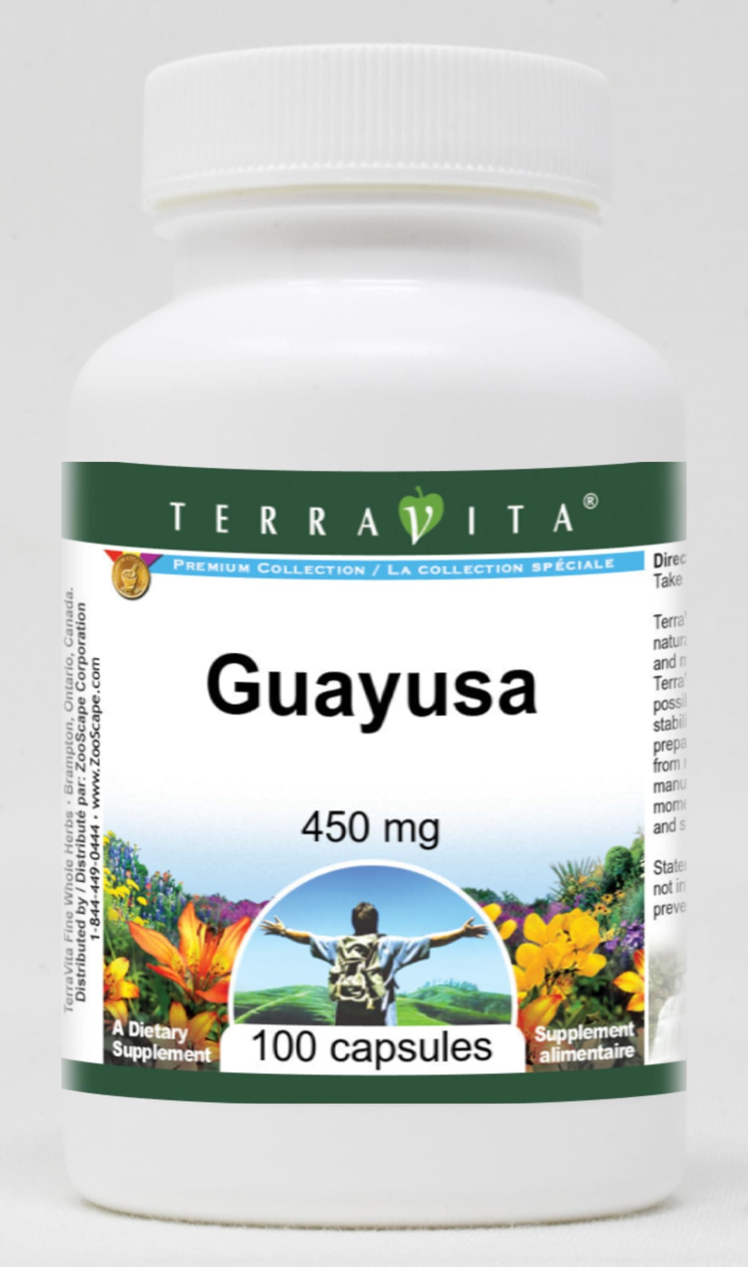 Guayusa - 450 mg (100 Capsules, ZIN: 520412)