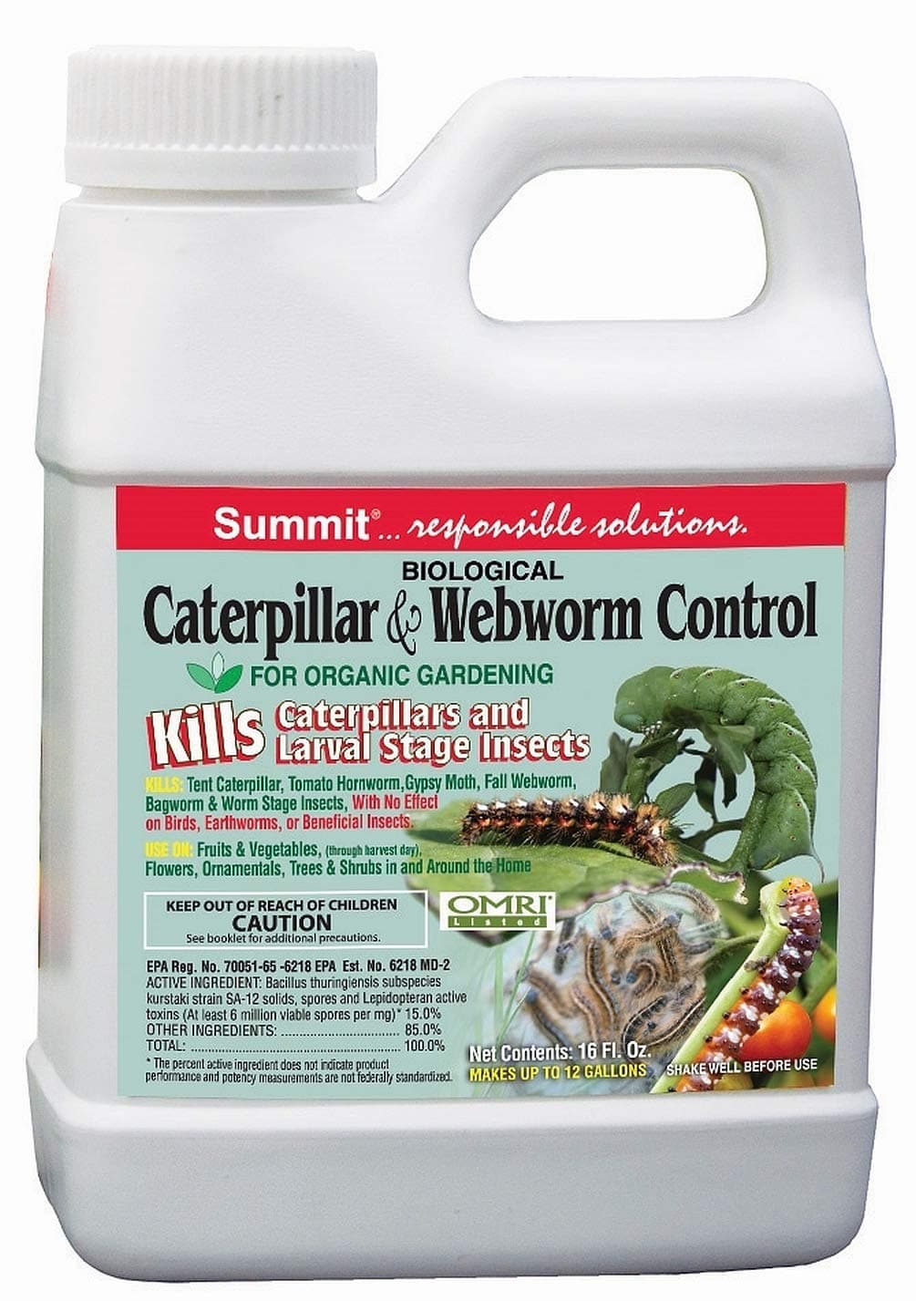 Summit Caterpillar and Webworm Control, 1-Pint