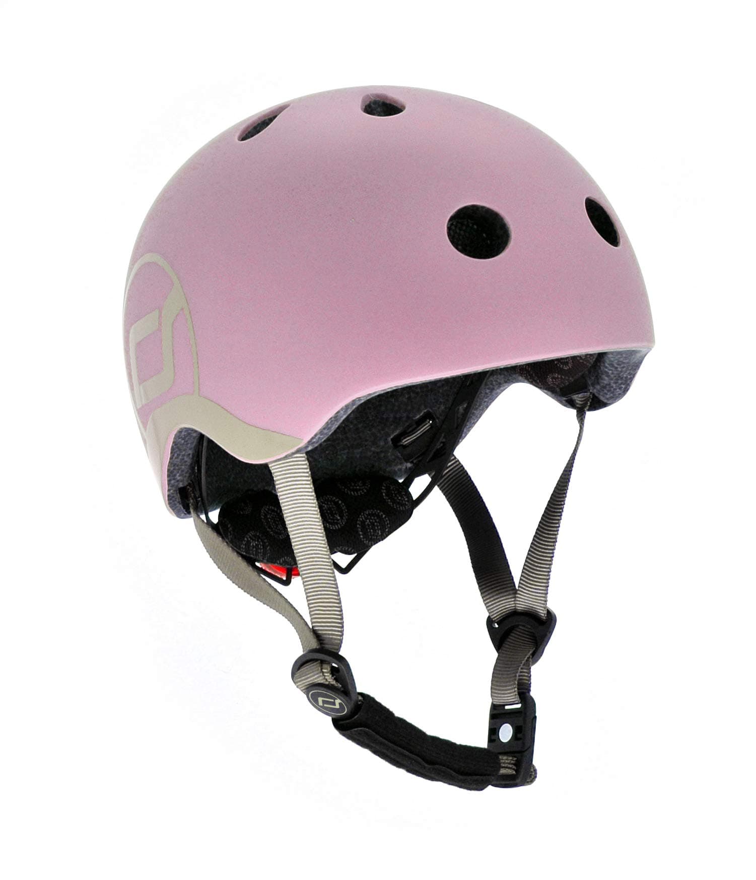 Scoot & Ride Unisex_Adult Kinder Fahrradhelm Bicycle Helmet, Rose, 45 Bis 51Cm