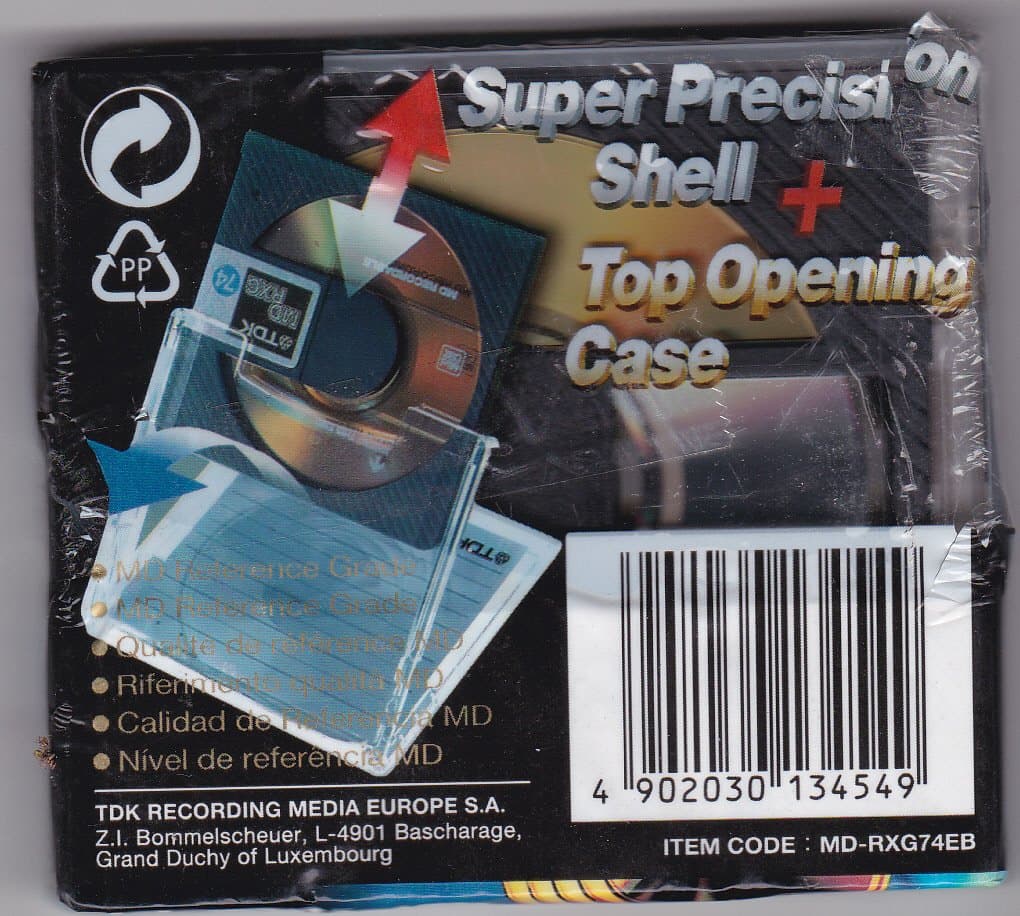 MD-RXG Recordable Minidisc (74 Mins)