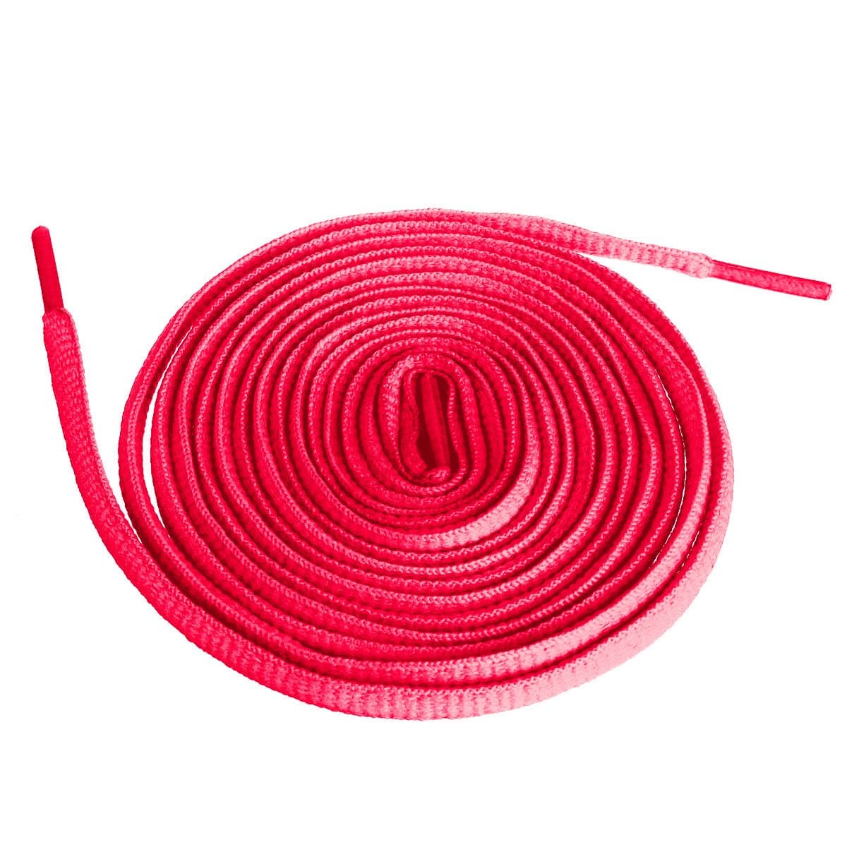 54" Premium Flat Colorful Fashion Sneakers Shoelaces ([Flat] 54 in. (140 cm), Coral Red)