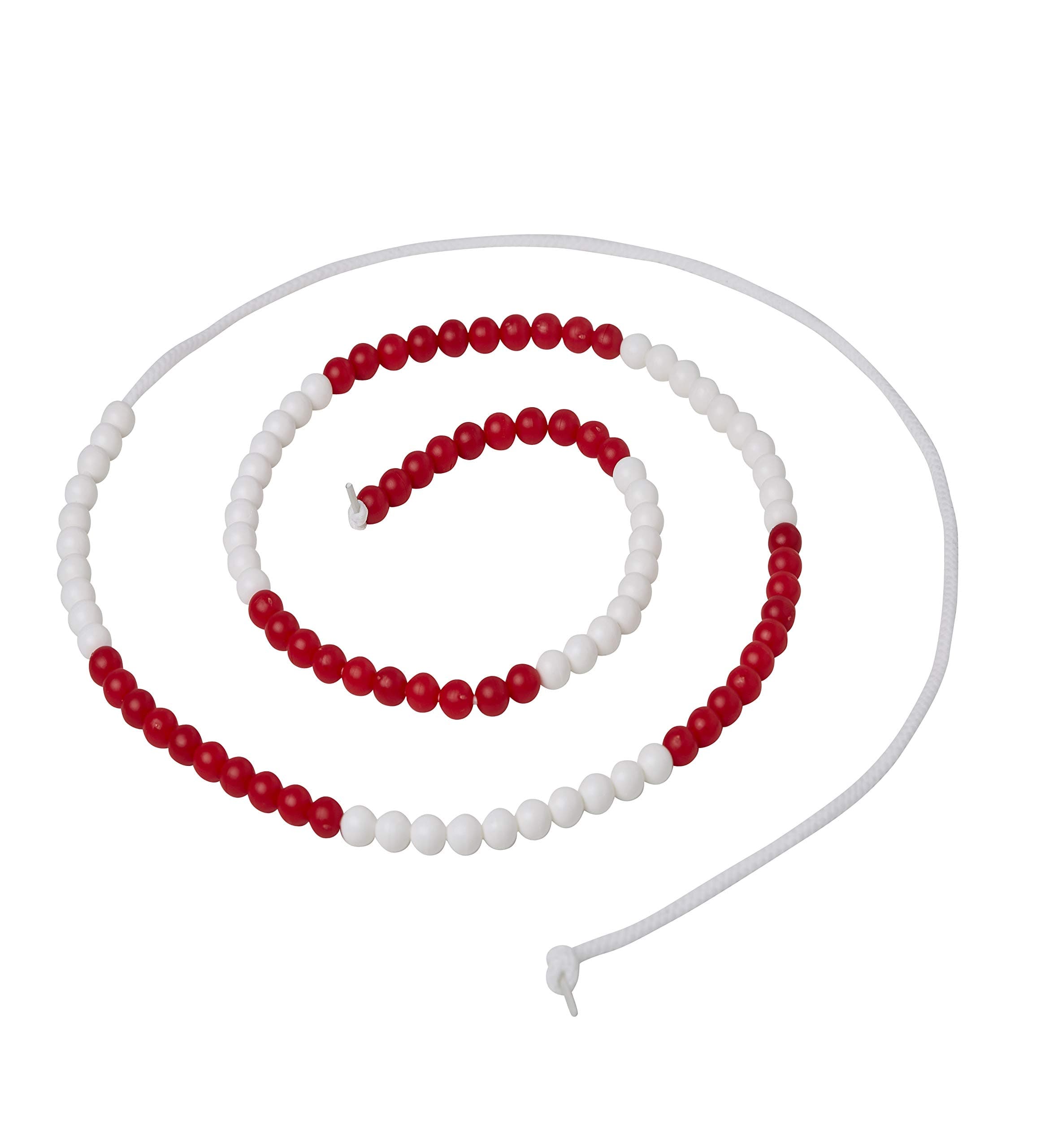 Linex Arithmetic Bead String, 100 Ball, Red/White