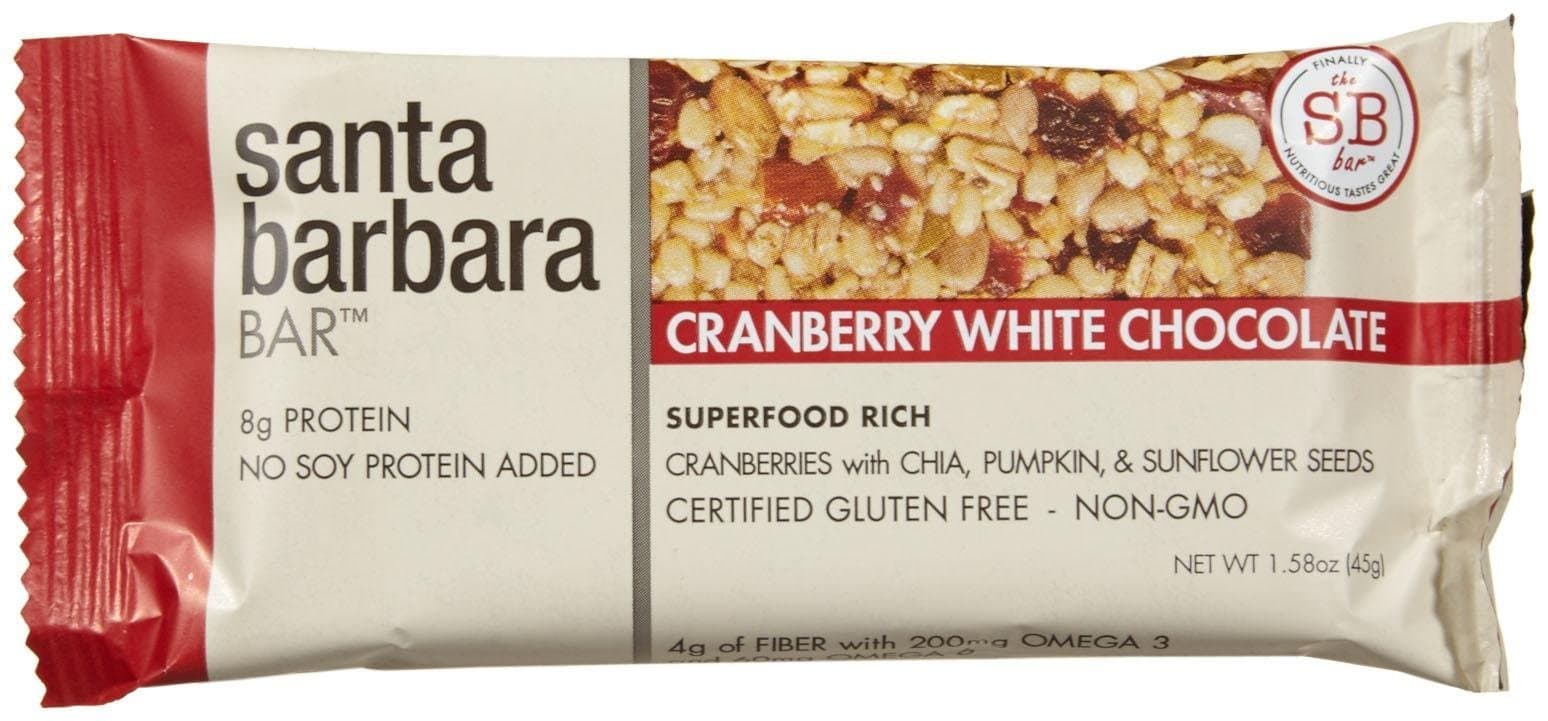 Santa Barbara Bar Cranberry White Chocolate - 1.58 oz