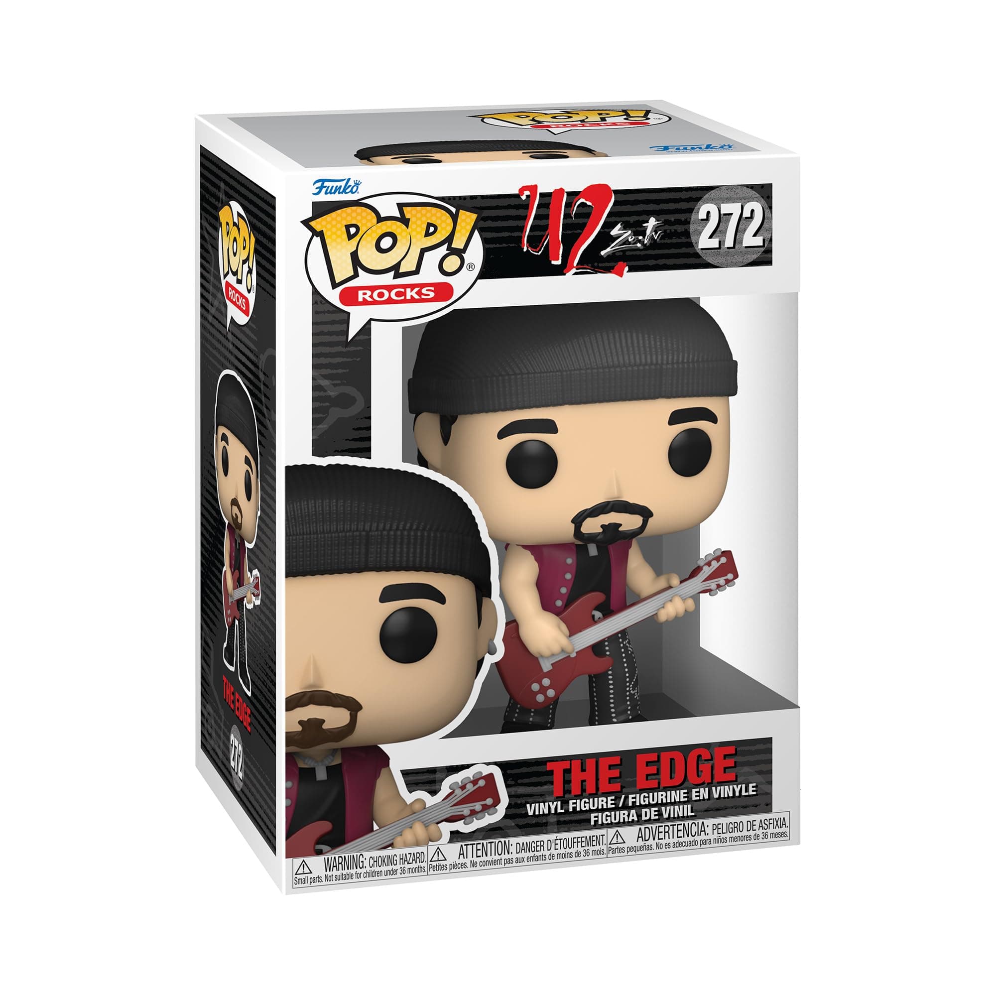 POP! Rocks: U2 - ZooTV - the Edge - Collectable Vinyl Figure - Gift Idea - Official Merchandise - Toys for Kids & Adults - Music Fans - Model Figure for Collectors and Display