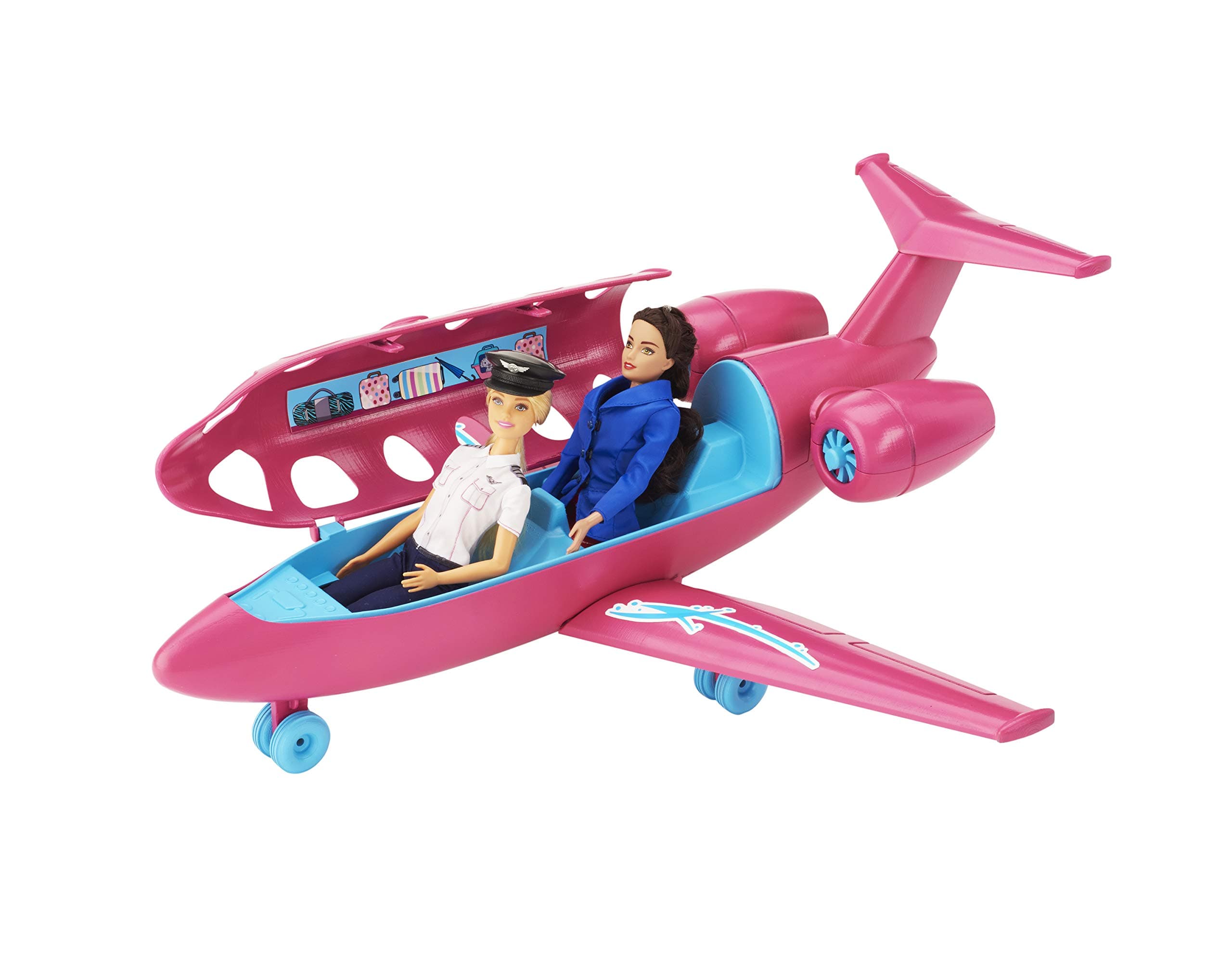American Plastic Toys Fashion Doll Business Jet, Made in USA