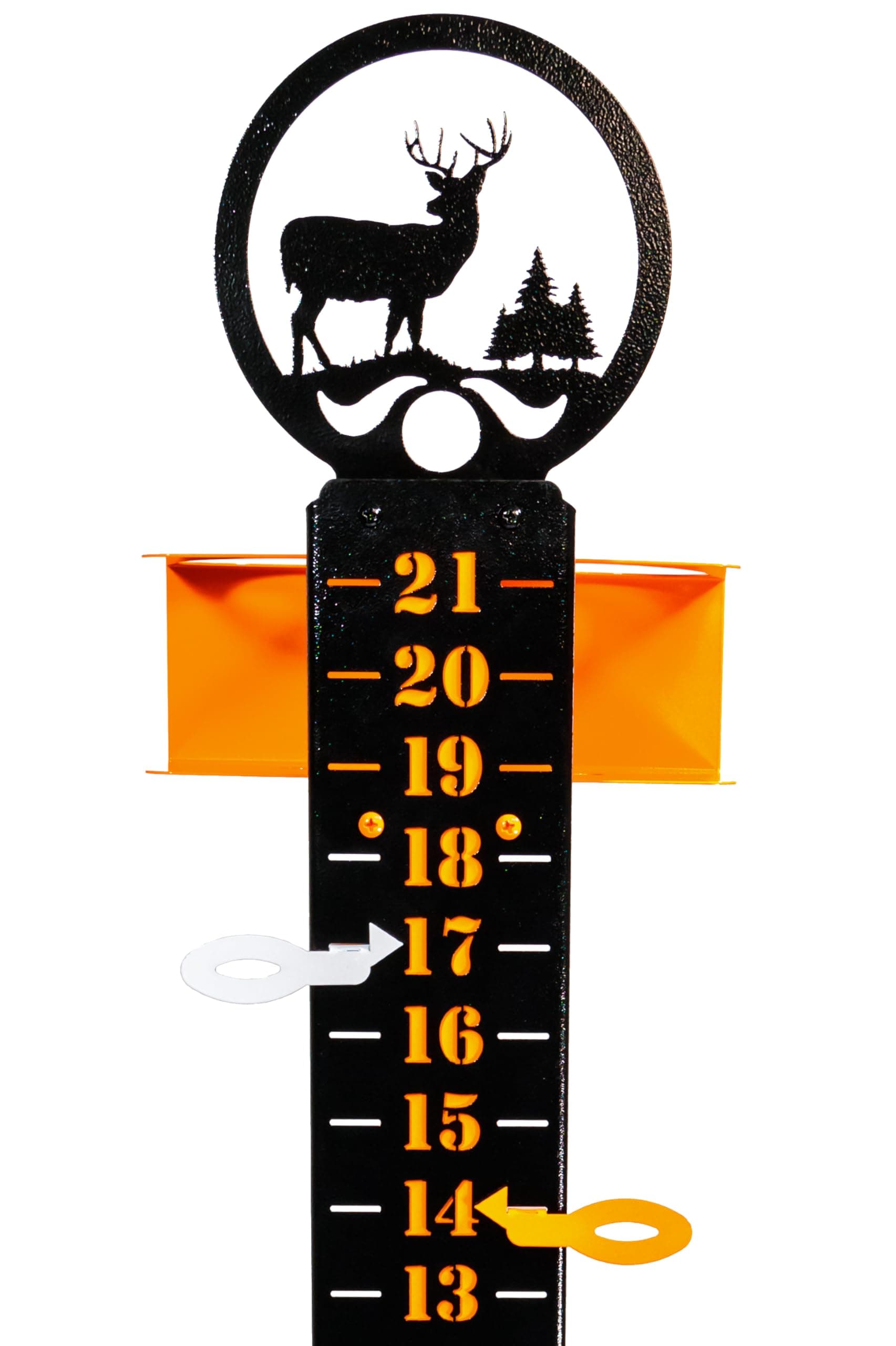 SWEN Products Deer Buck Steel Metal Lawn Scoreboard