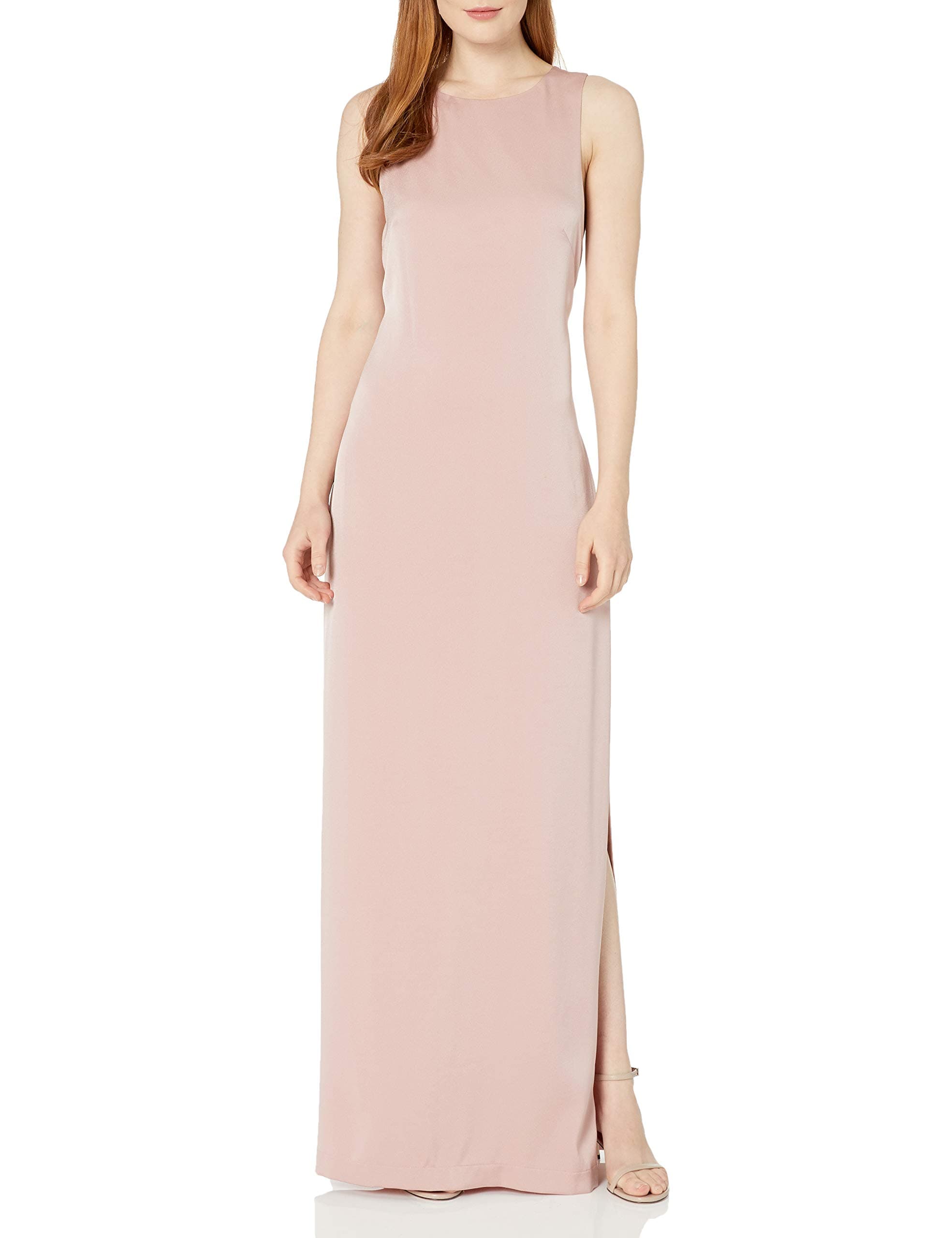 BCBGMAXAZRIABCBGMax Azria Women's Margita Woven Dress with Cross Back and Side Slit