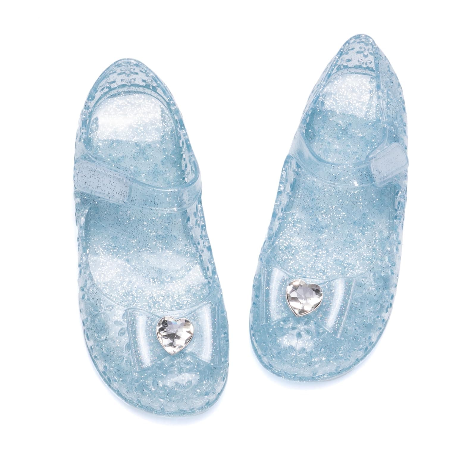 NaihoowGirls Princess Mary Jane Flats for Dress Up, Dance Party, Cosplay - Jelly Shoes