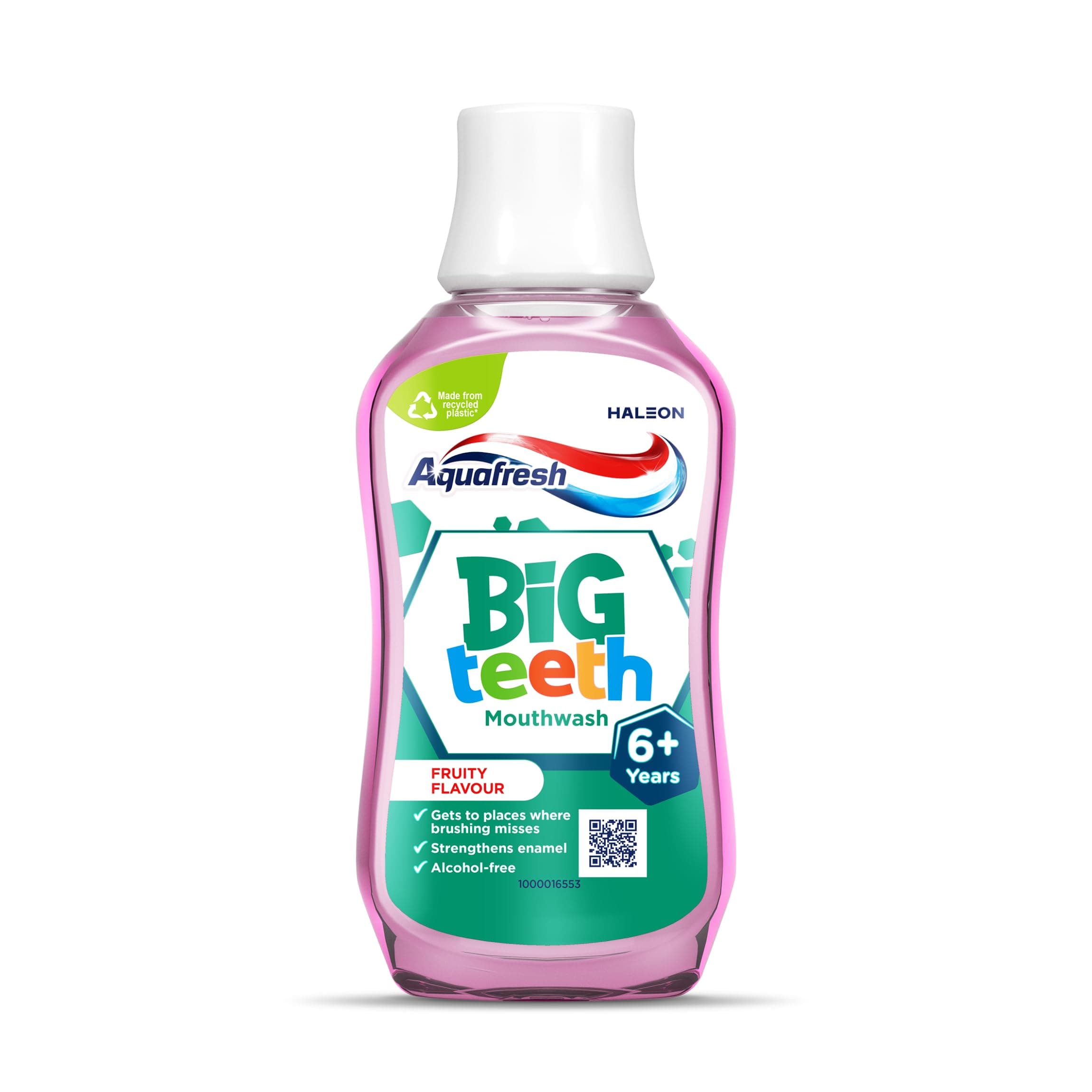 Aquafresh Mouthwash for Kids, Big Teeth Mouthwash for Children 6-8 Years, Fruity Flavour, 300 ml