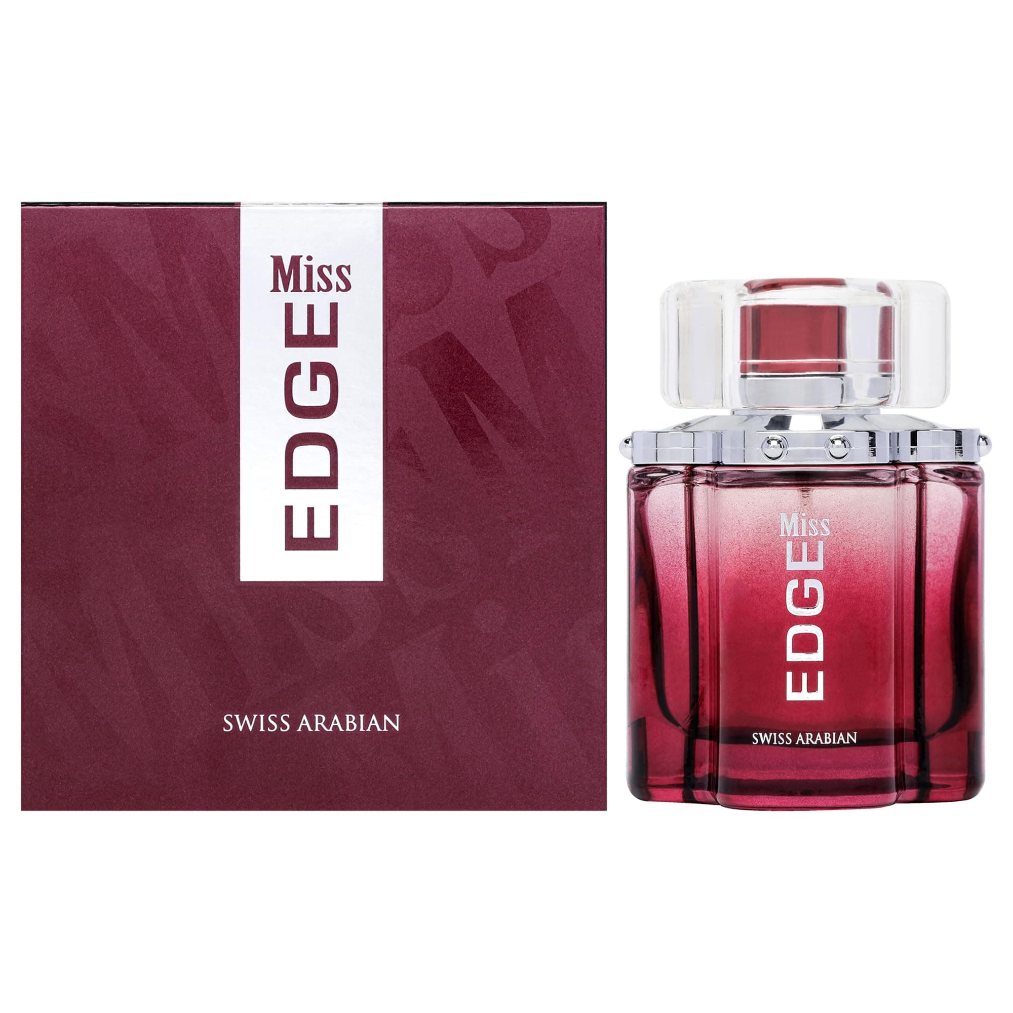 Miss EDGE - Luxury Products From Dubai - Long Lasting, Addictive Personal EDP Spray Fragrance - Seductive Signature Aroma - 3.4 Oz