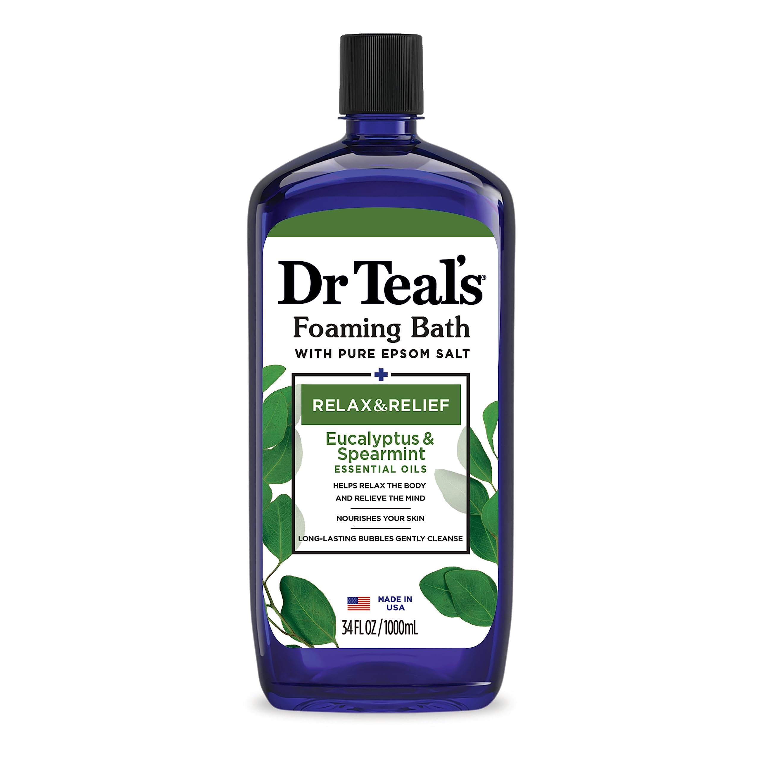 Dr Teal's Foaming Bath Eucalyptus 1L