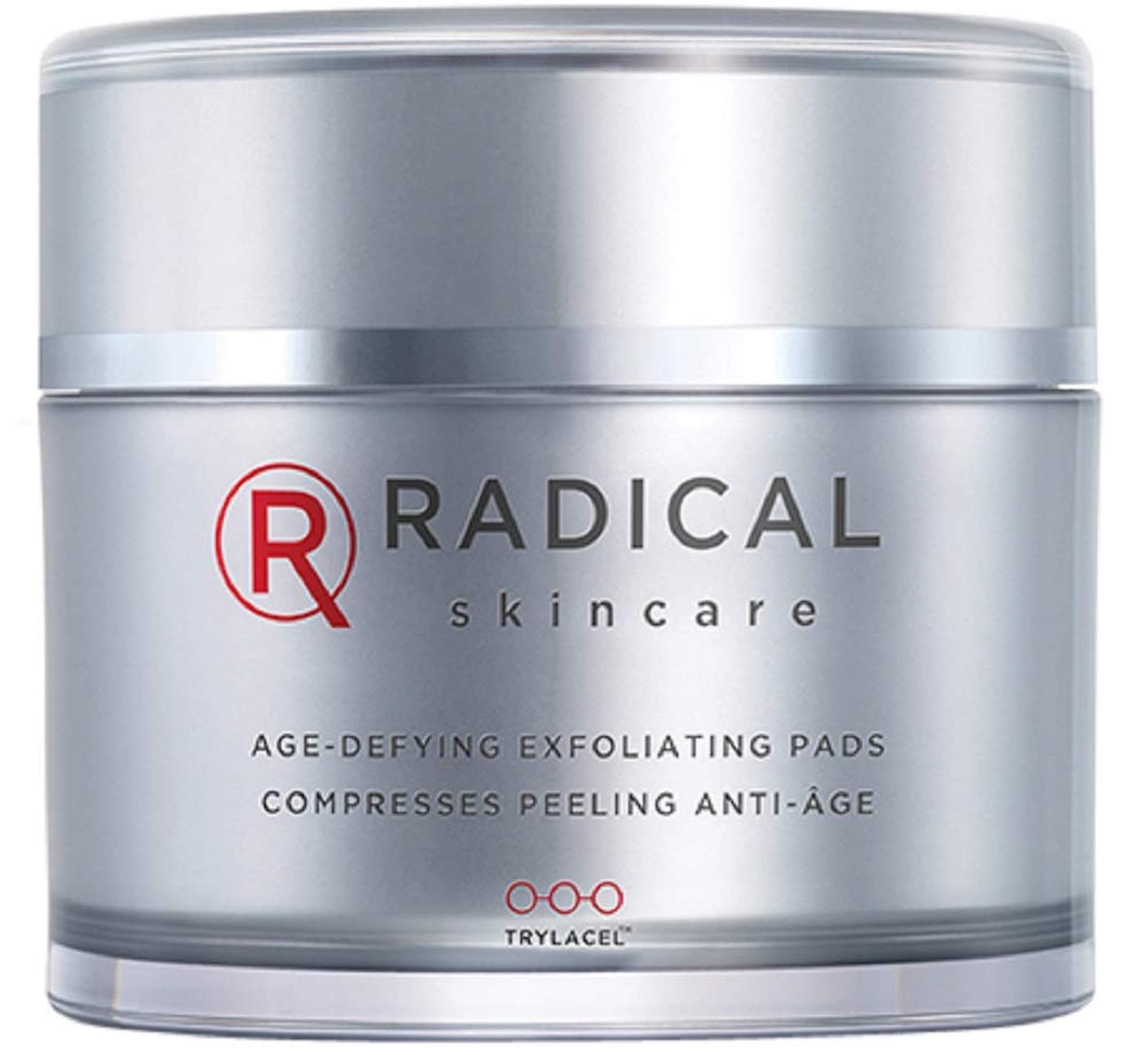 Radical SkincareAge-Defying Exfoliating Pads - Remove Dead Skin, Even & Brighten Skin Tone for Radiant Glow - For All Skin Types Including Sensitive Skin - Paraben & Cruelty Free (60 Pads)