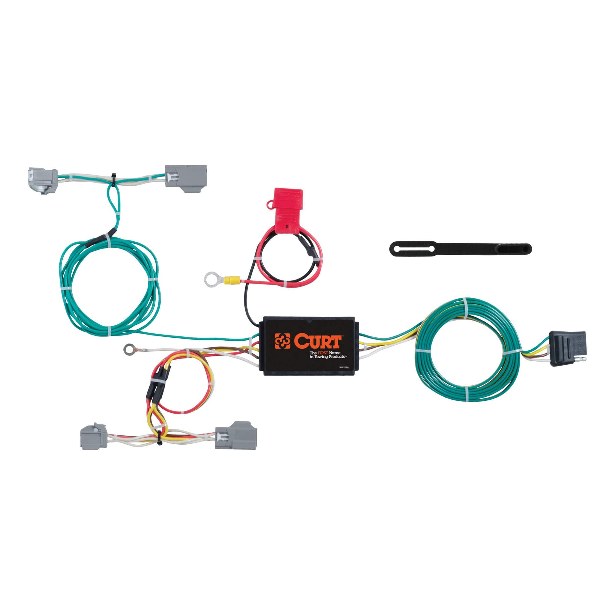 CURT56285 Vehicle-Side Custom 4-Pin Trailer Wiring Harness, Fits Select Volvo XC90