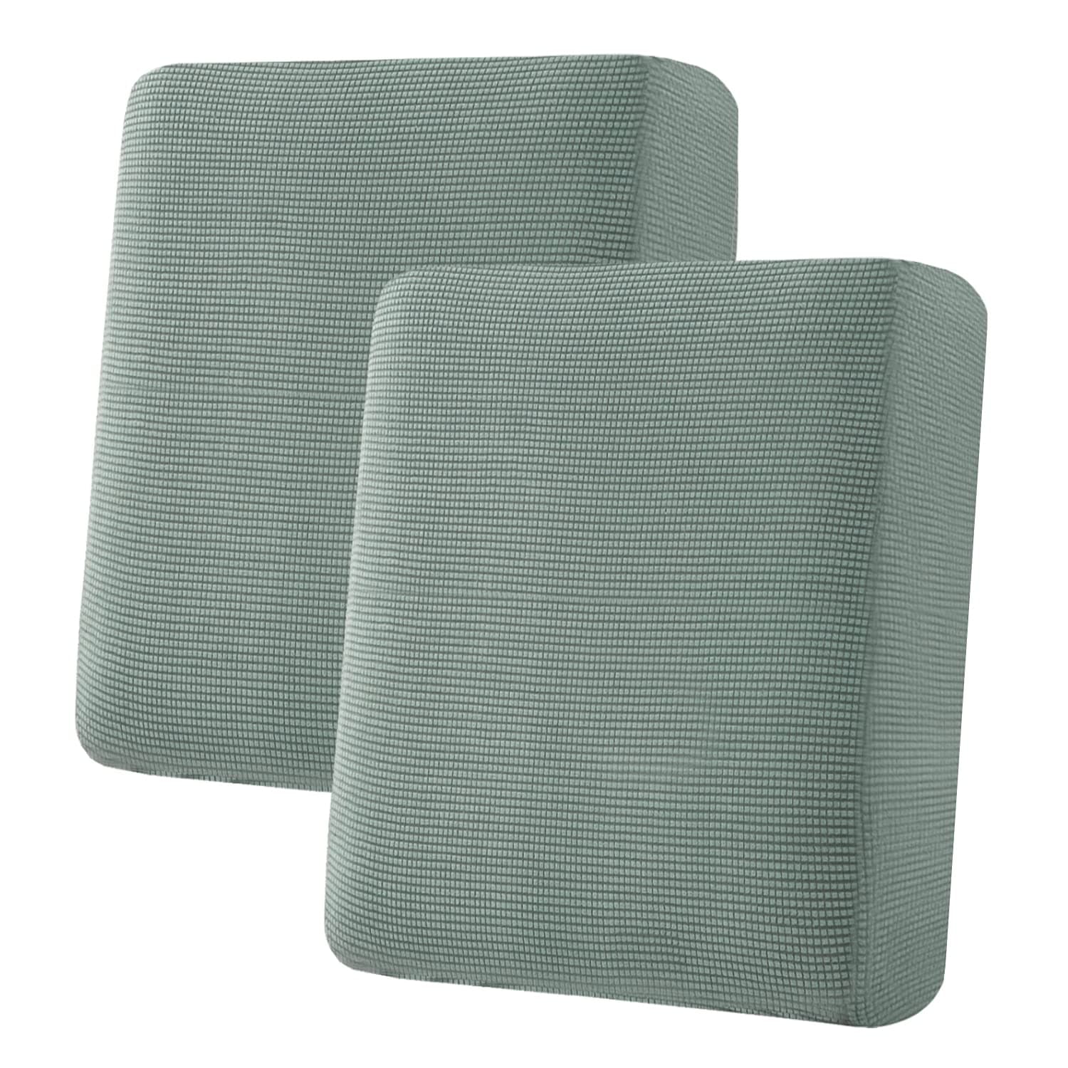 H.VERSAILTEX Super Stretch Stylish Cushions Covers/Furniture Cover Spandex Jacquard Small Checked Pattern Super Soft Slipcover Washable Individual