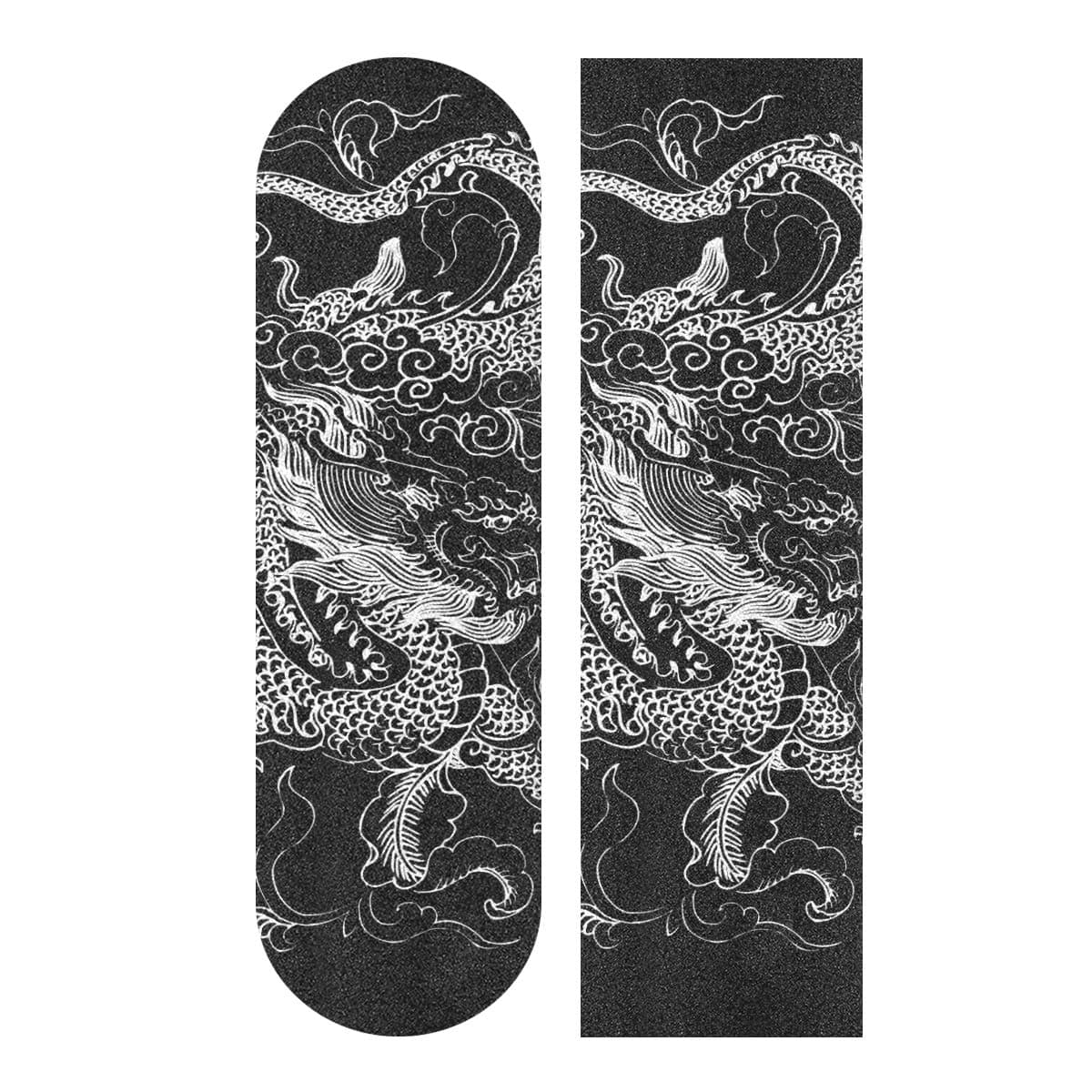 Art Chinese Dragon Skateboard Grip Tape Sheet Bubble Free Longboard Griptape Graphic 33"X 9" Sheets Stickers