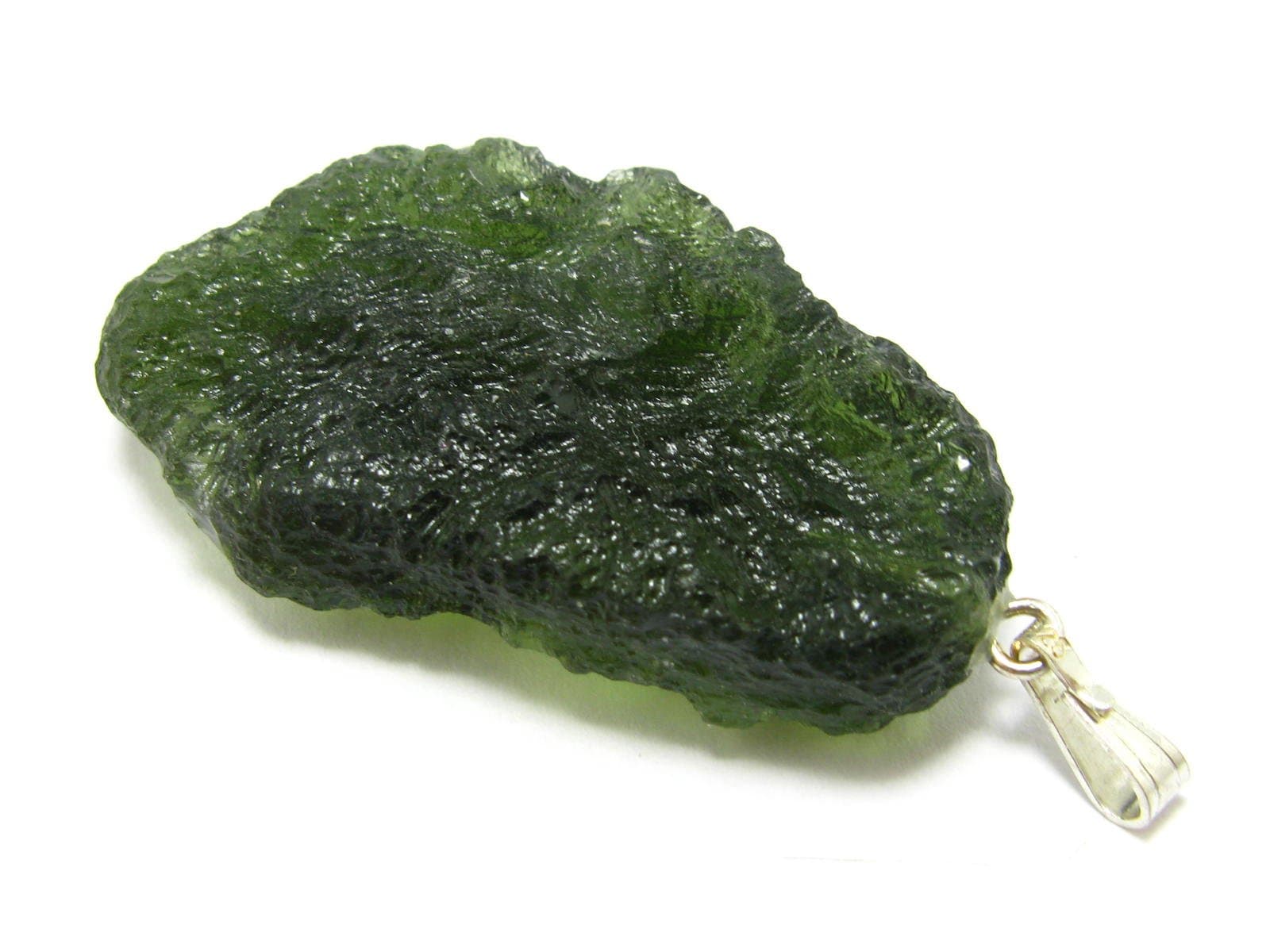 Tektite Pendant From Czech Republic - 1.8"