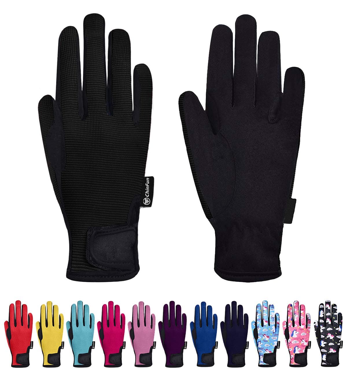 Horse Riding Glove Equestrian Gloves Kids for Boys Girls Horseback Riding Gloves Grip for Youth Children Riding Sports Biking Cycling Gardening