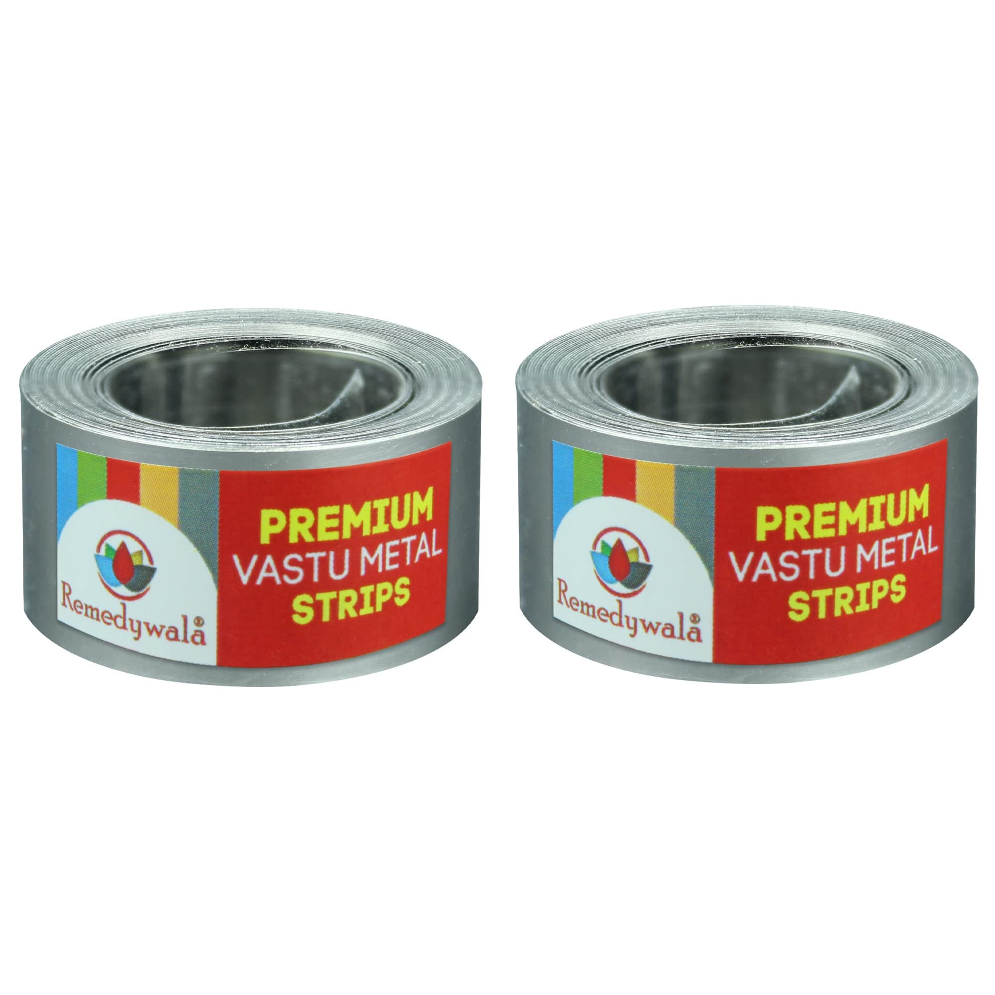 Remedywala Vastu Stainless Steel(304) Strip for Entrance Toilet Correction and Zone Balancing (8 feet Approx,15 mm Width, 0.2 mm Gauge, Silver) (2 Pieces)