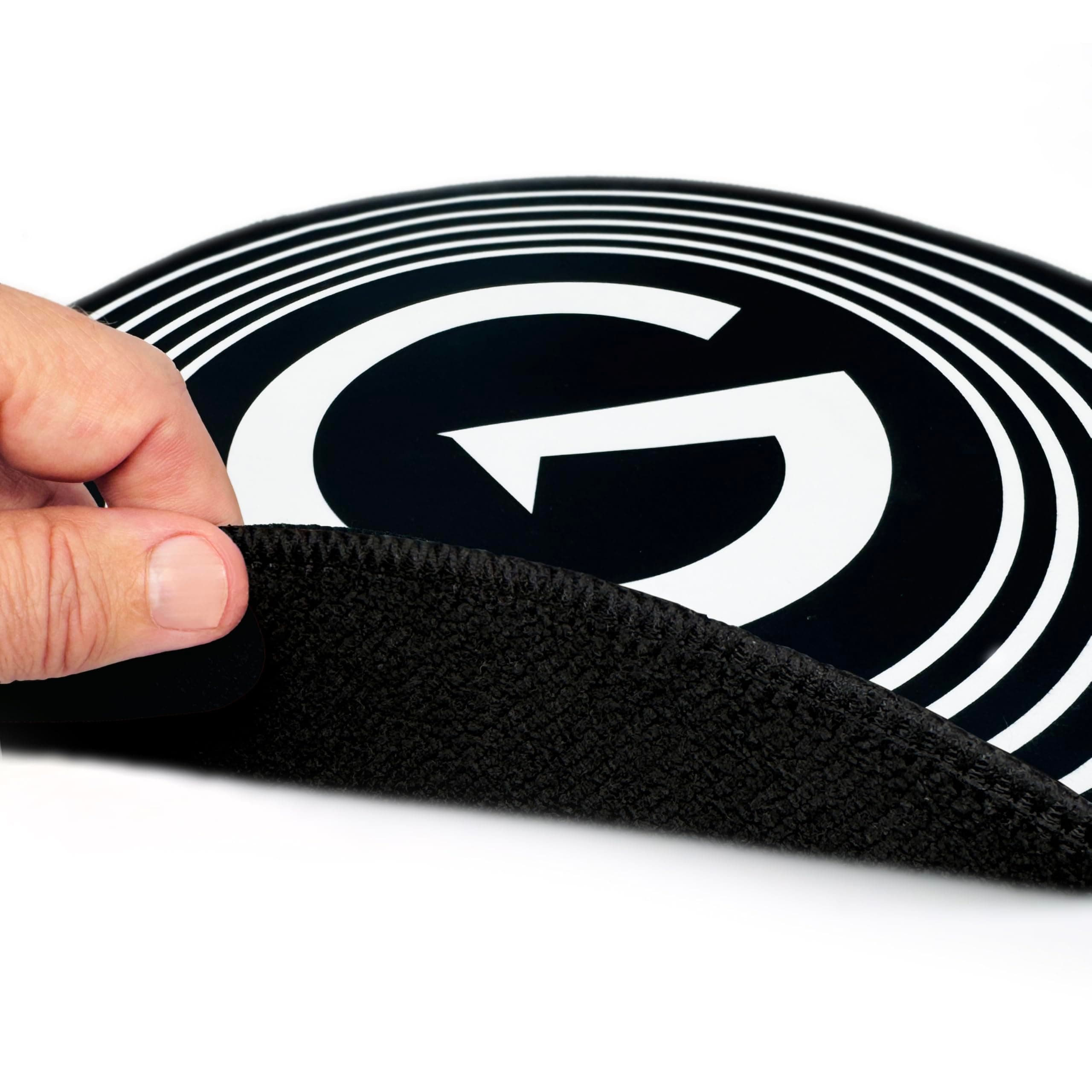 GrooveWasher - SINGLE/BIG 'G' Record Cleaning Mat - 16'' Diameter