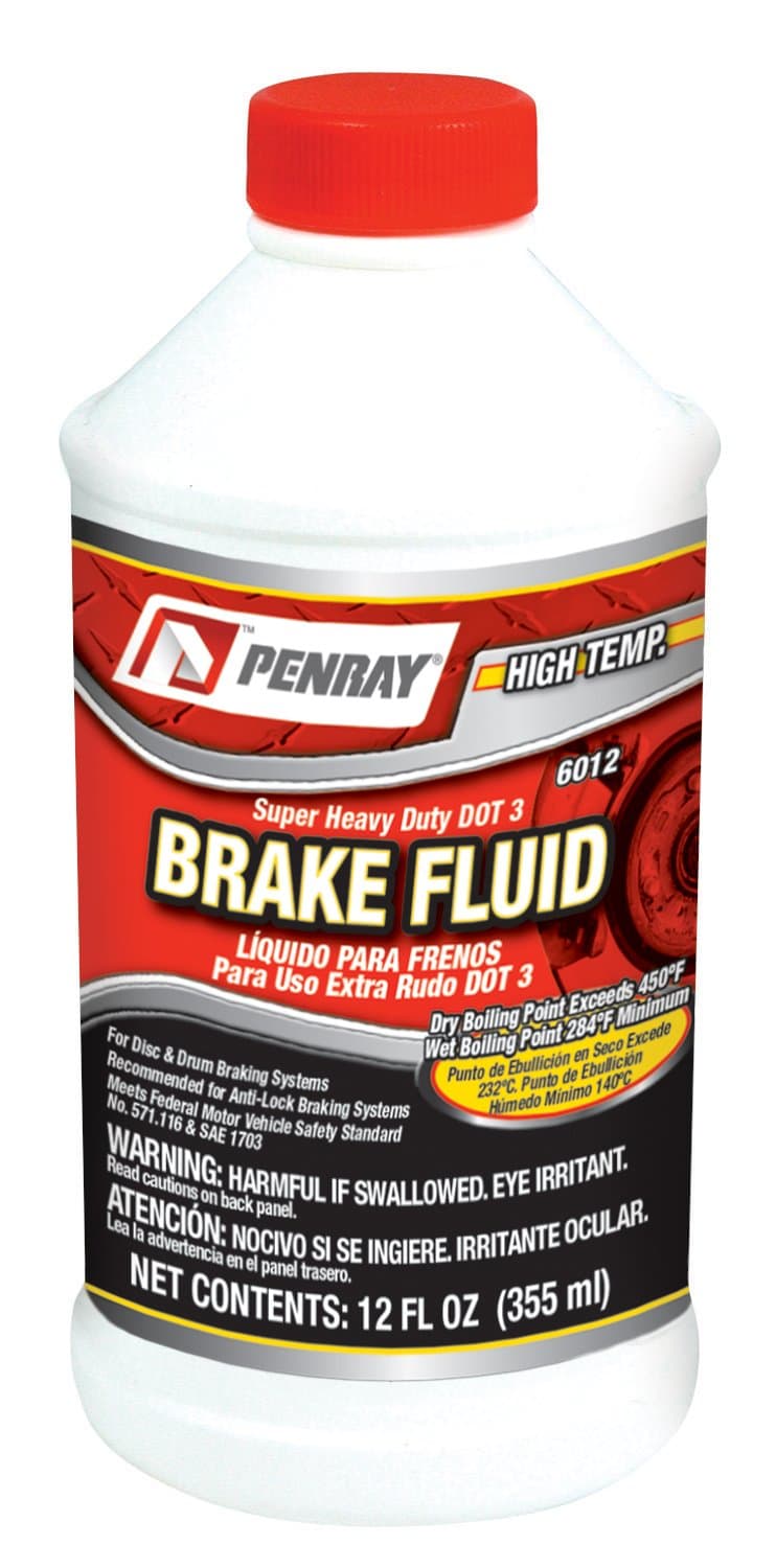 Penray 6012 Super Heavy Duty DOT 3 Brake Fluid - 12-Ounce Bottle