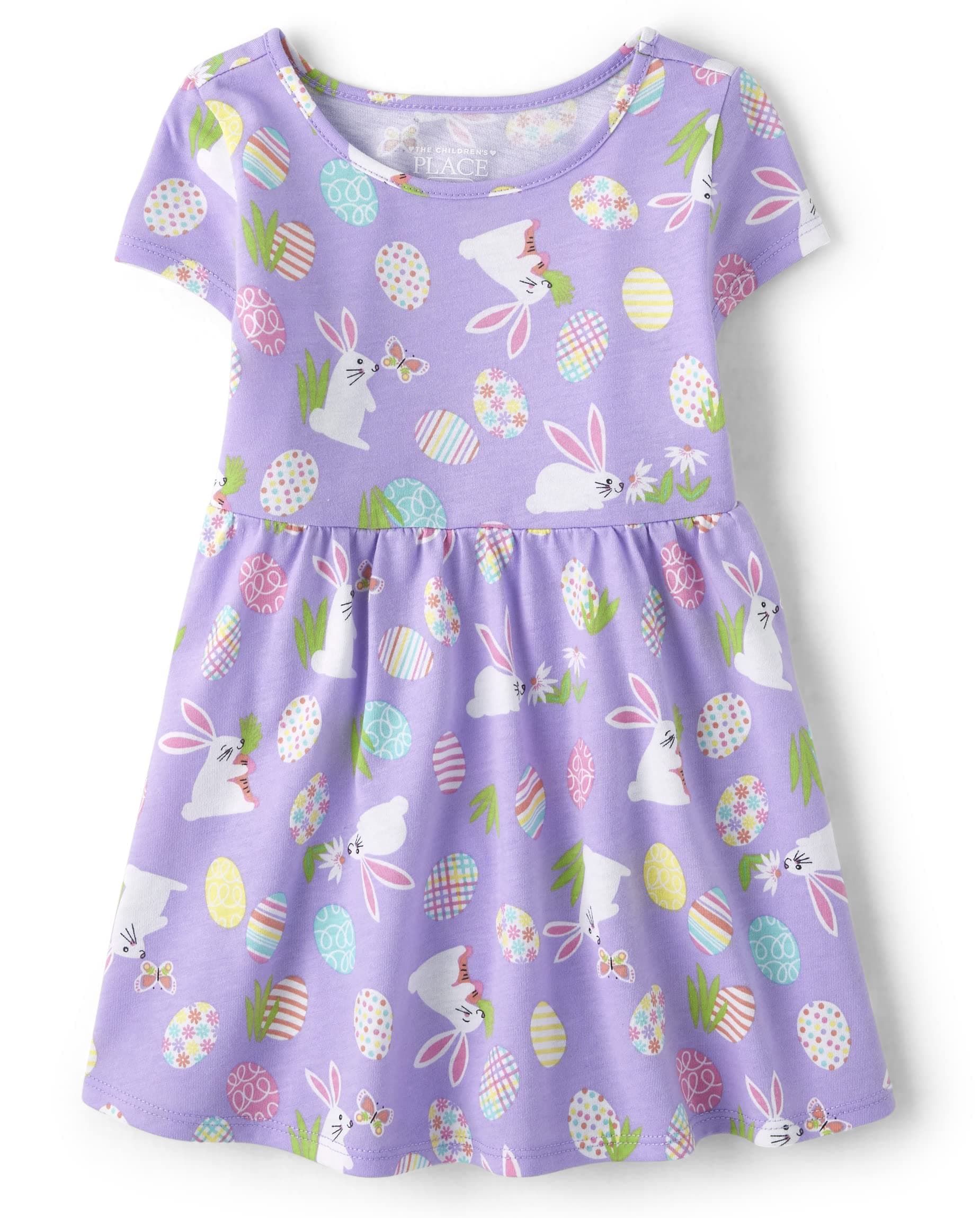 and Toddler Girls Short Sleeve Fashion Dress