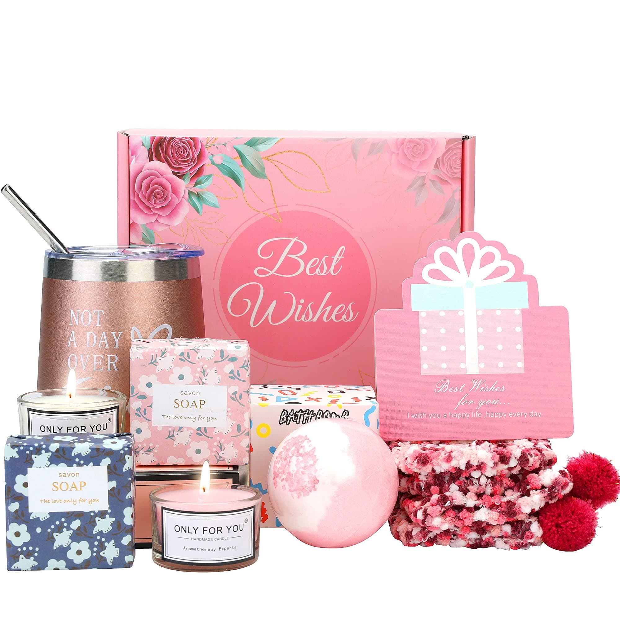 Birthday Gifts Ideas for Women, Unique Birthday Gifts Sets for Mom, Best Birthday Gift Boxes For Her, Friend Gifts for Friends Female, Sister, Coworker, Wife, Girlfriend