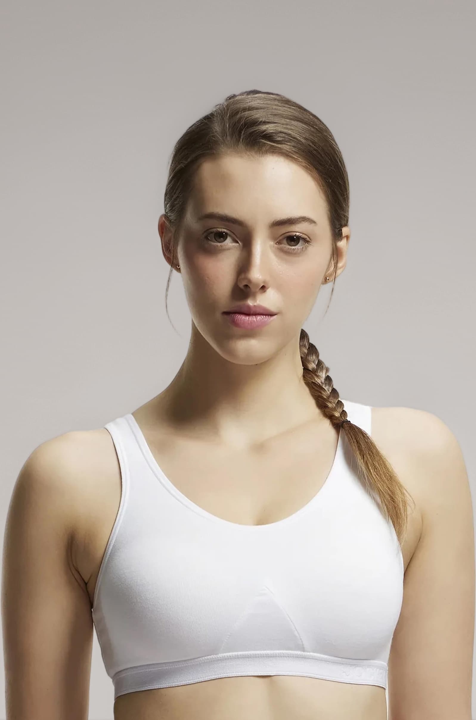 1376 Women Super Combed Cotton Elastane Active Bra | Wirefree | Non Padded | Full Coverage Slip-On with Wider Straps | Fabric