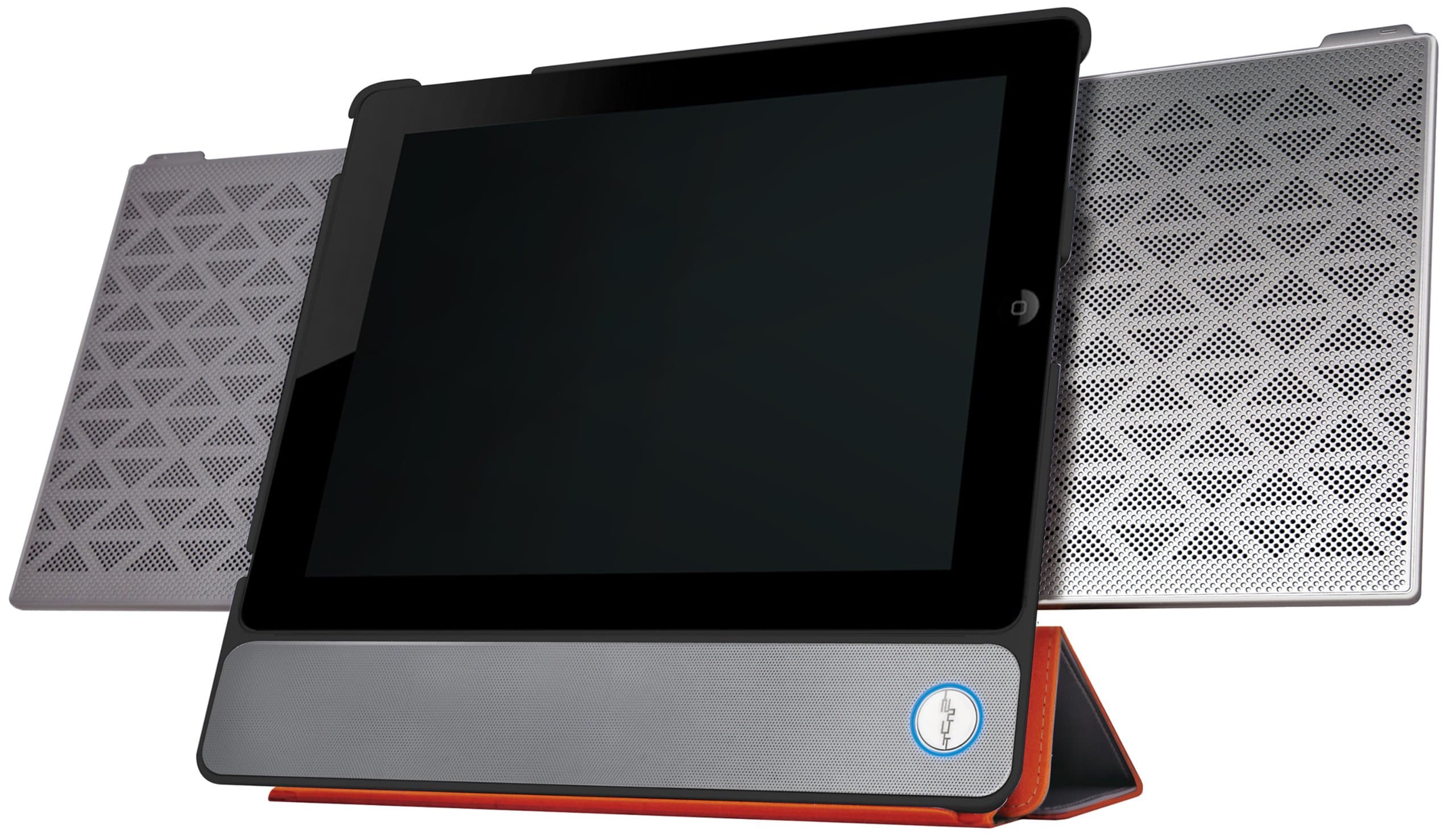 BoomPack Wireless Bluetooth Speaker System with Case Cover for iPad 2/3/4 - Black