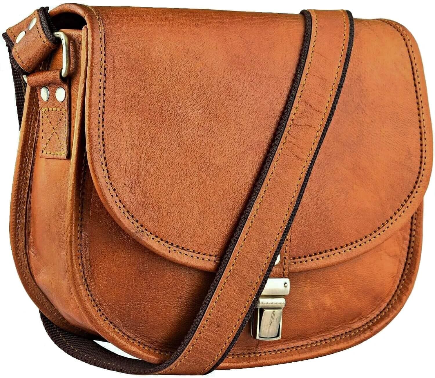 Urban Leather Shoulder Saddle Bags for Women Cross Body Purse Handbags for Girls