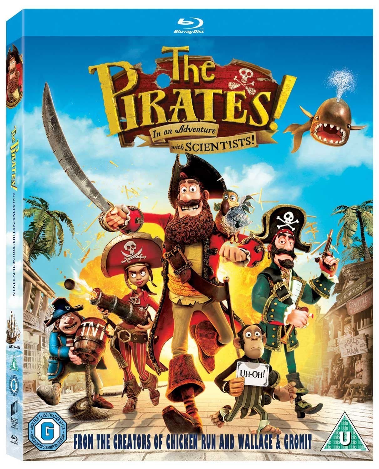 The Pirates! In an Adventure with Scientists [Blu-ray] [Region Free]