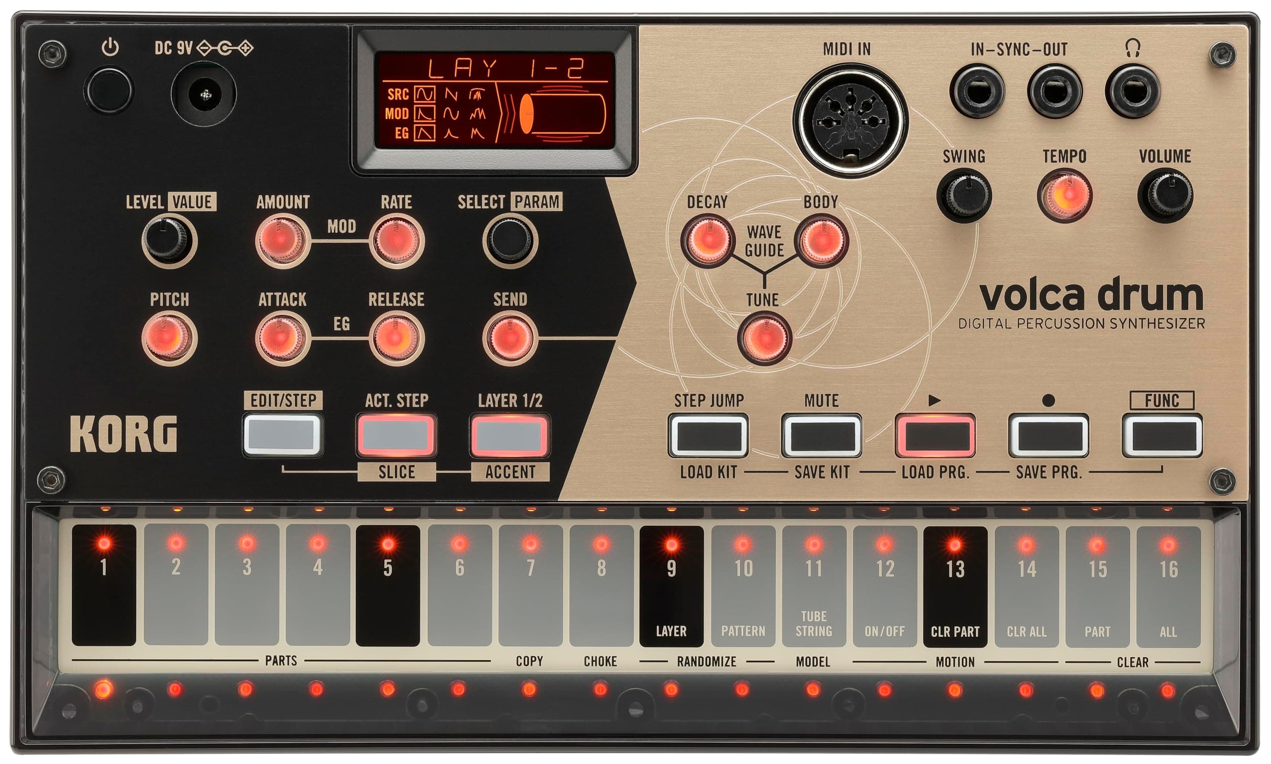 Korg - volca Drum - Digital Percussion Synthesizer