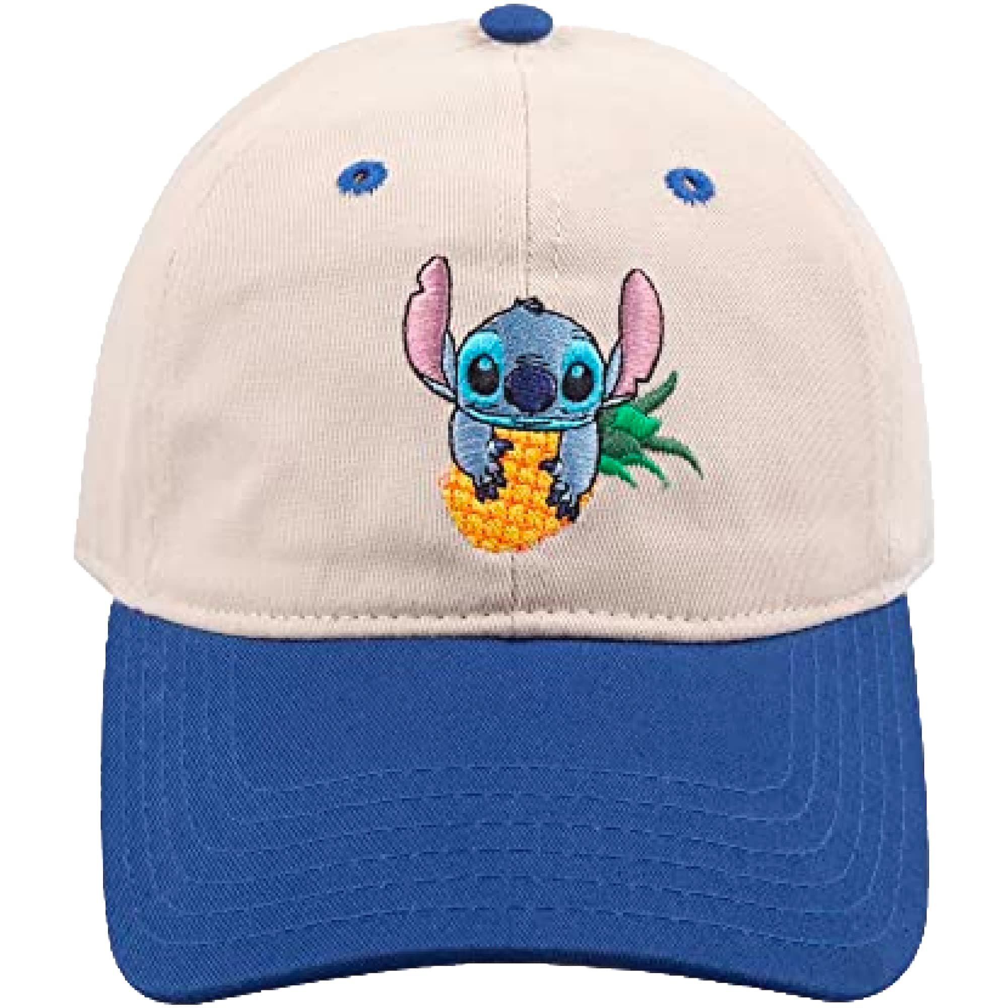 Concept One unisex-adult Concept One Disney Stitch Adjustable Baseball Cap, Dad Hat With Curved Brim Baseball Cap (pack of 1)