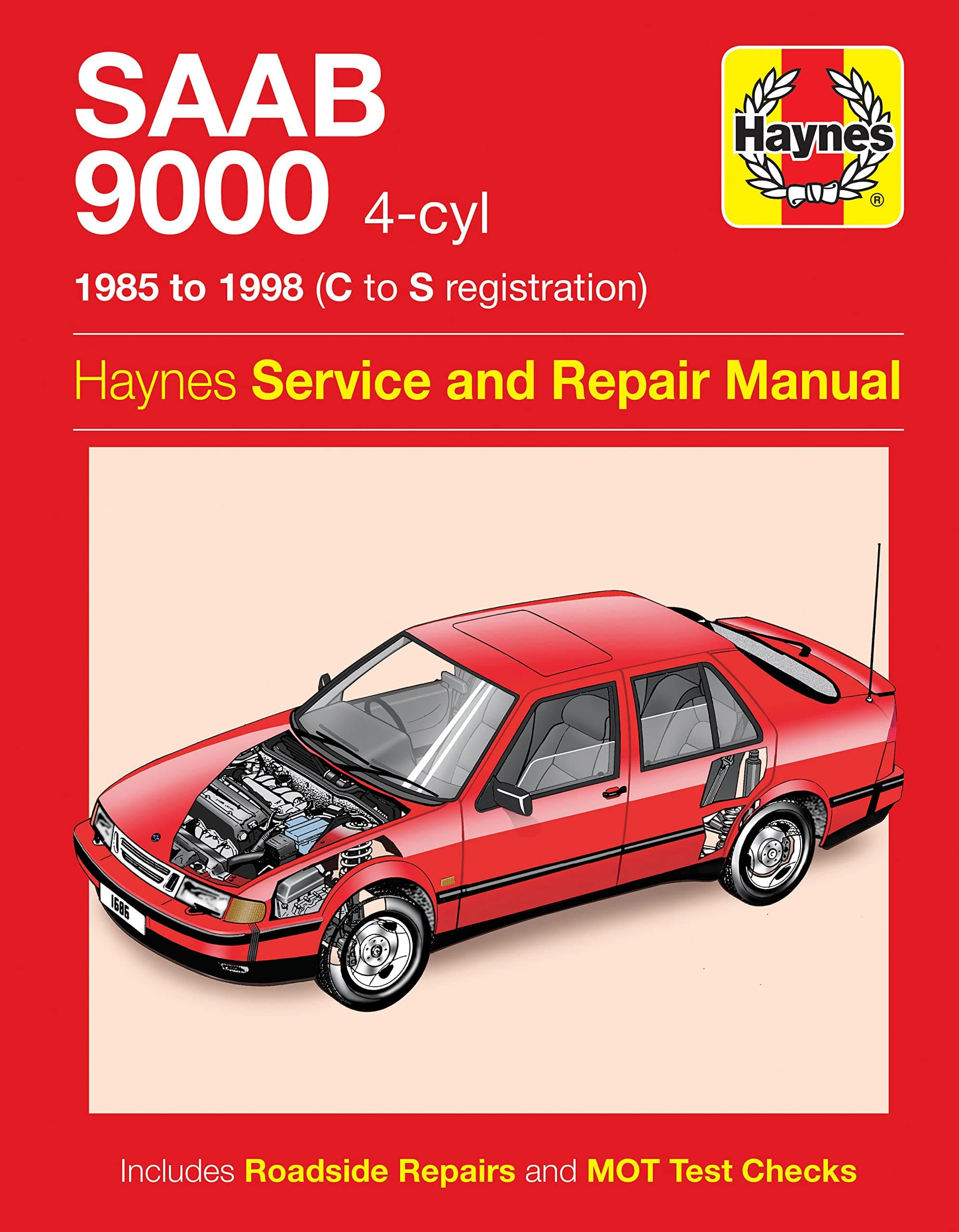 Saab 9000 (4-cyl) (85 - 98) Haynes Repair Manual (Paperback)  Saab 900 (Oct 93 - 98) Haynes Repair Manual (Paperback)