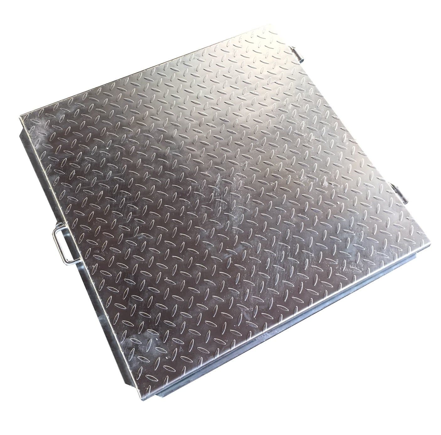 Galvanised Solid Pipe Cover 90 x 90 cm