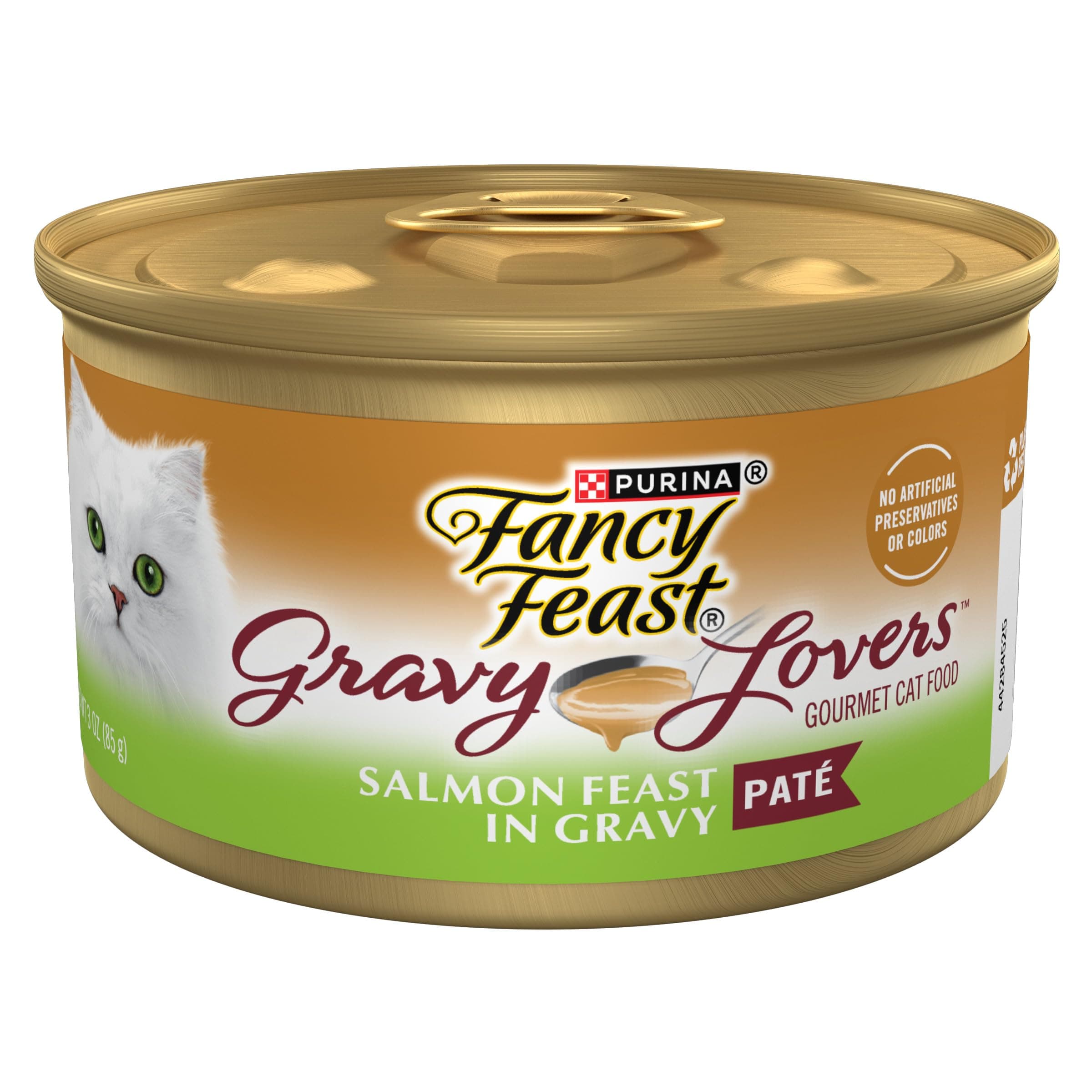 Purina Gravy Lovers Salmon Feast Pate in Wet Cat Food Gravy - (Pack of 24) 3 oz. Cans
