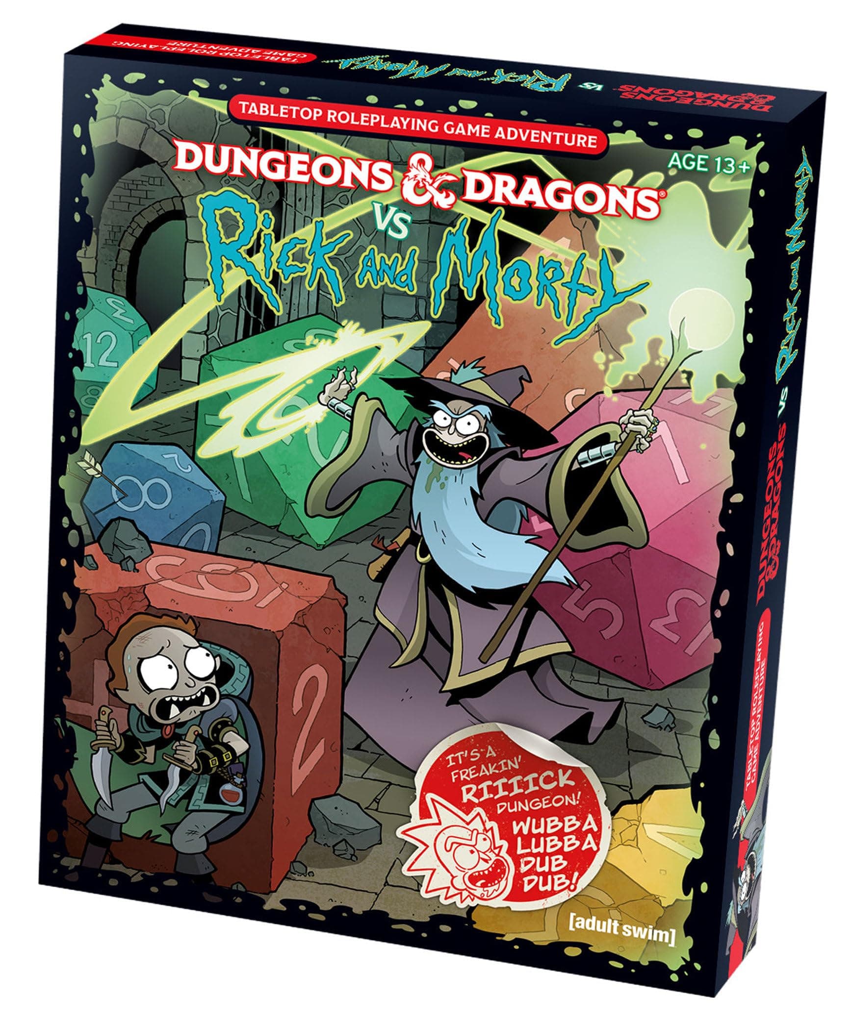 Dungeons & Dragons vs Rick and Morty (D&D Tabletop Roleplaying Game Adventure Boxed Set) Hardcover – November 19, 2019