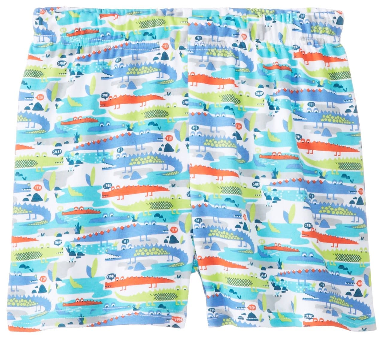 Zutano Baby Boys' Crocs Shorts, White, 6 Months