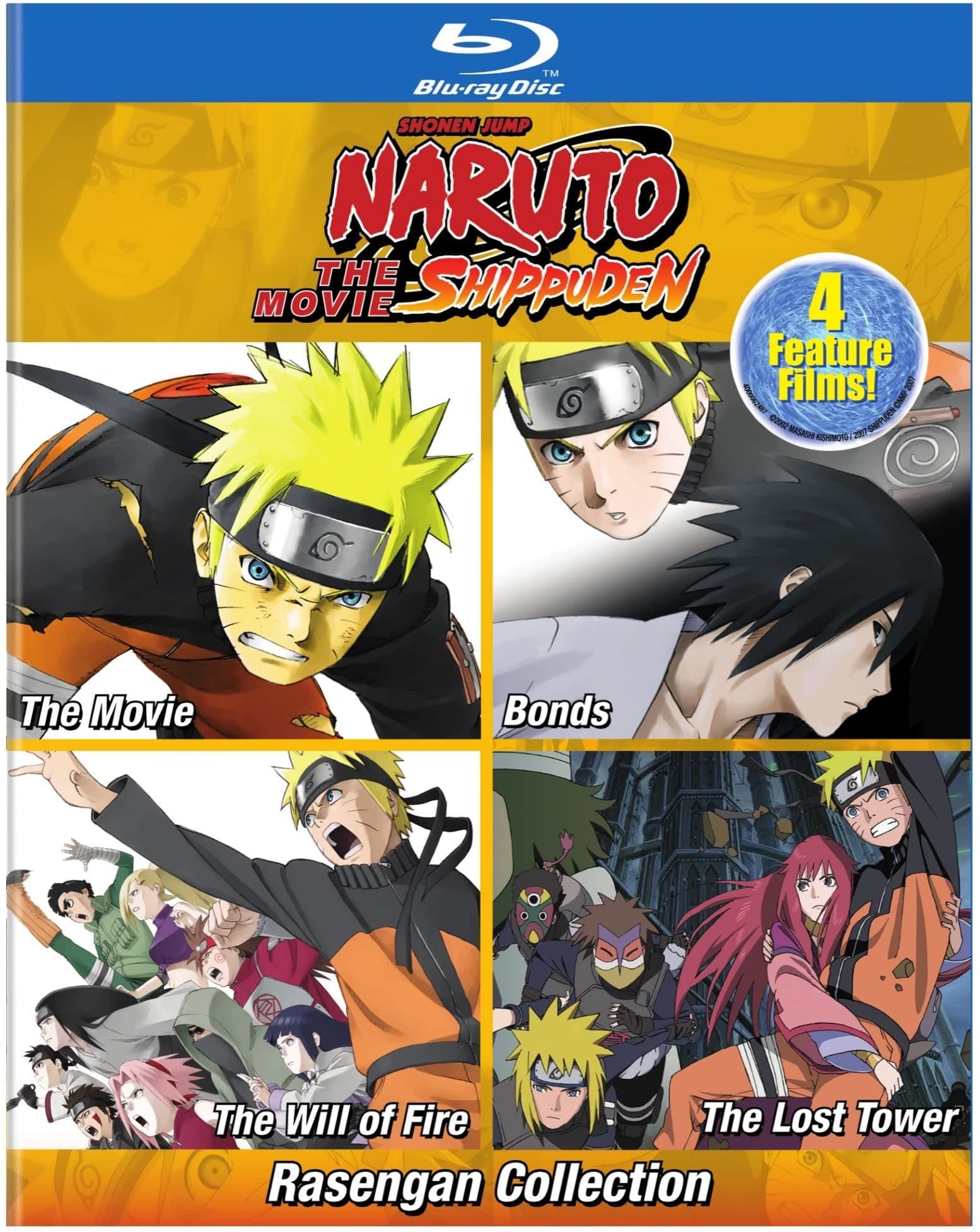 Naruto Shippuden The Movie Rasengan Collection (4pk/BD) [Blu-ray]