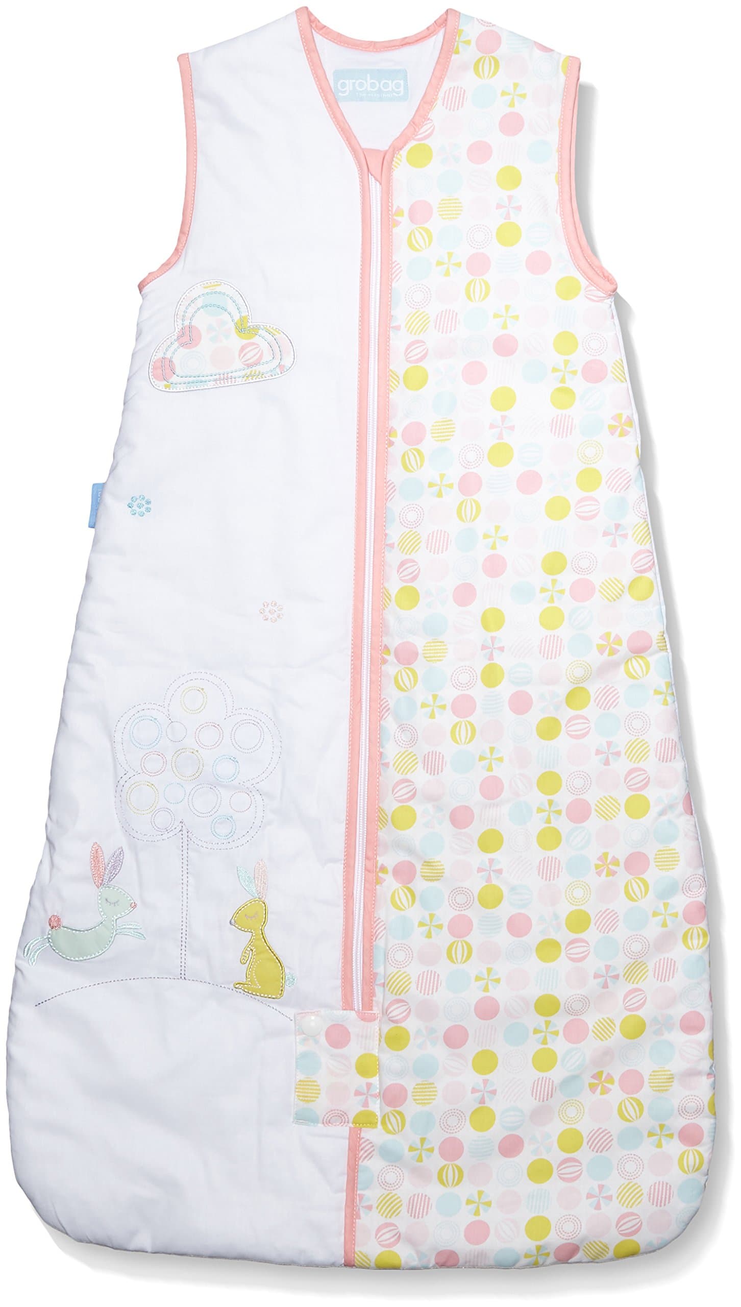 Newborn Baby Sleep Bag Wearable Blanket, Age 6-18 Months, Blossom Bunnies