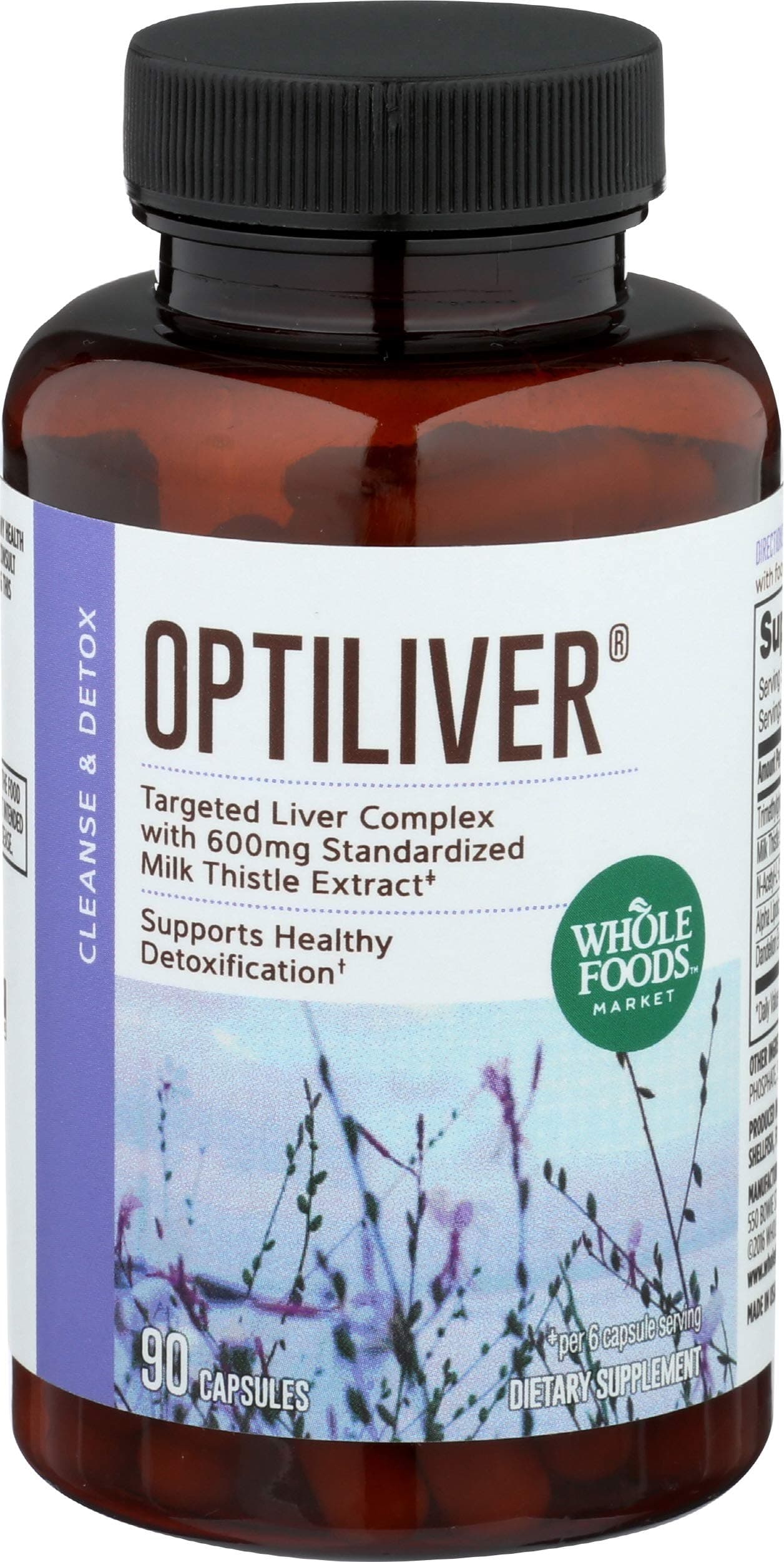 Whole Foods Market, OptiLiver with Milk Thistle, 90 ct