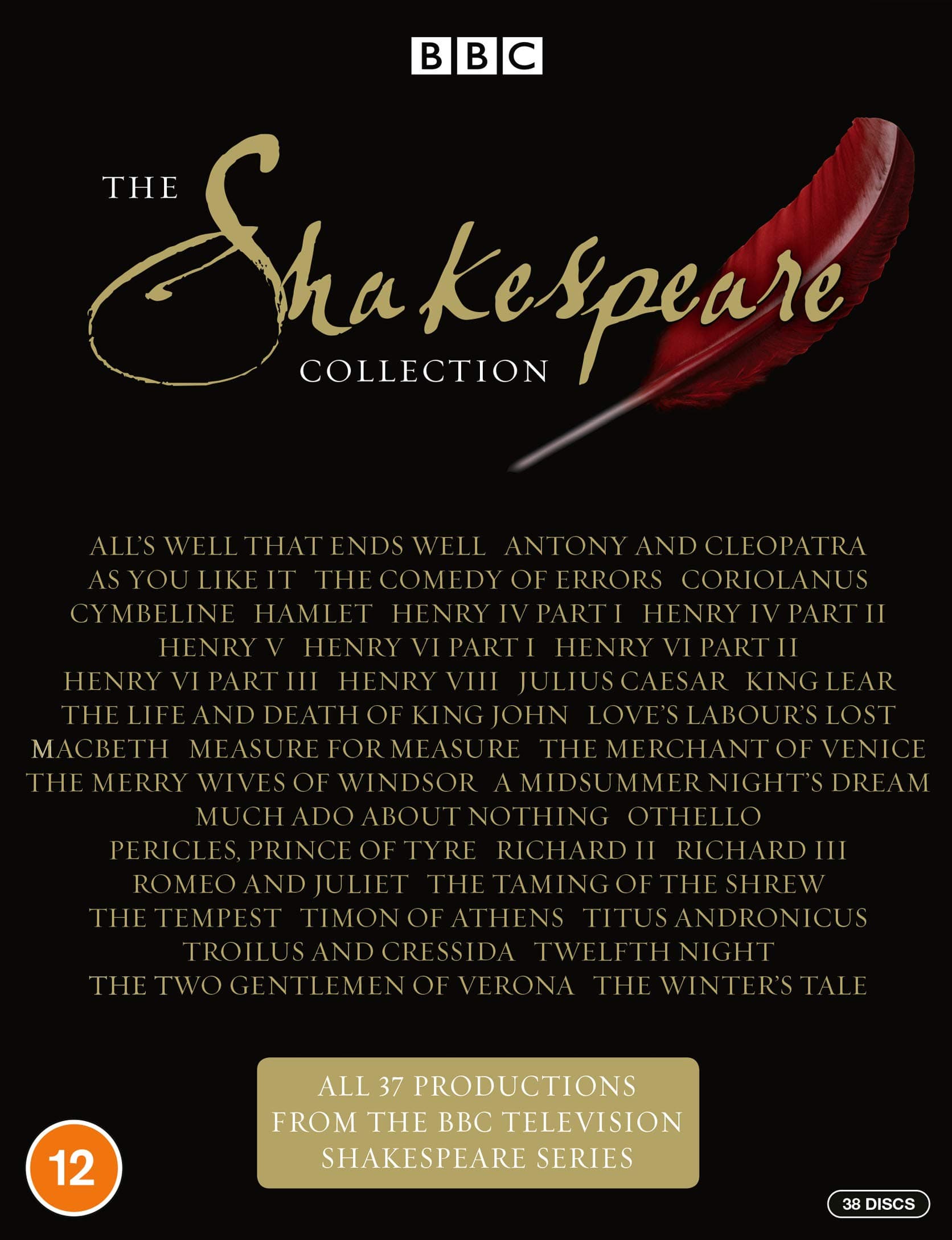 The Shakespeare Collection [DVD] [2020]