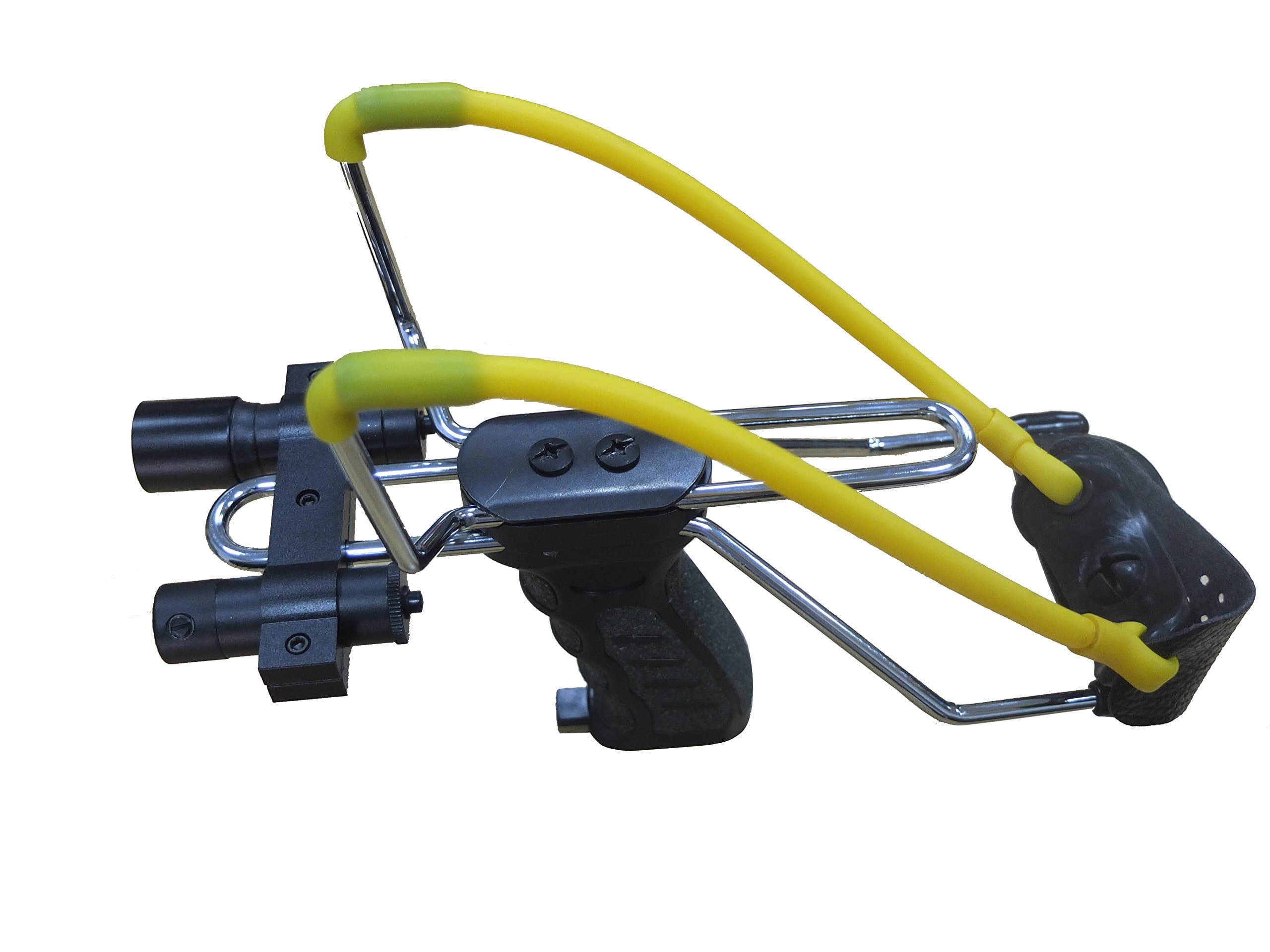 Wildgeek Slingshot Hunting Slingshot W/Laser Sight and Xenon Light Built-in Ammo Storage Box