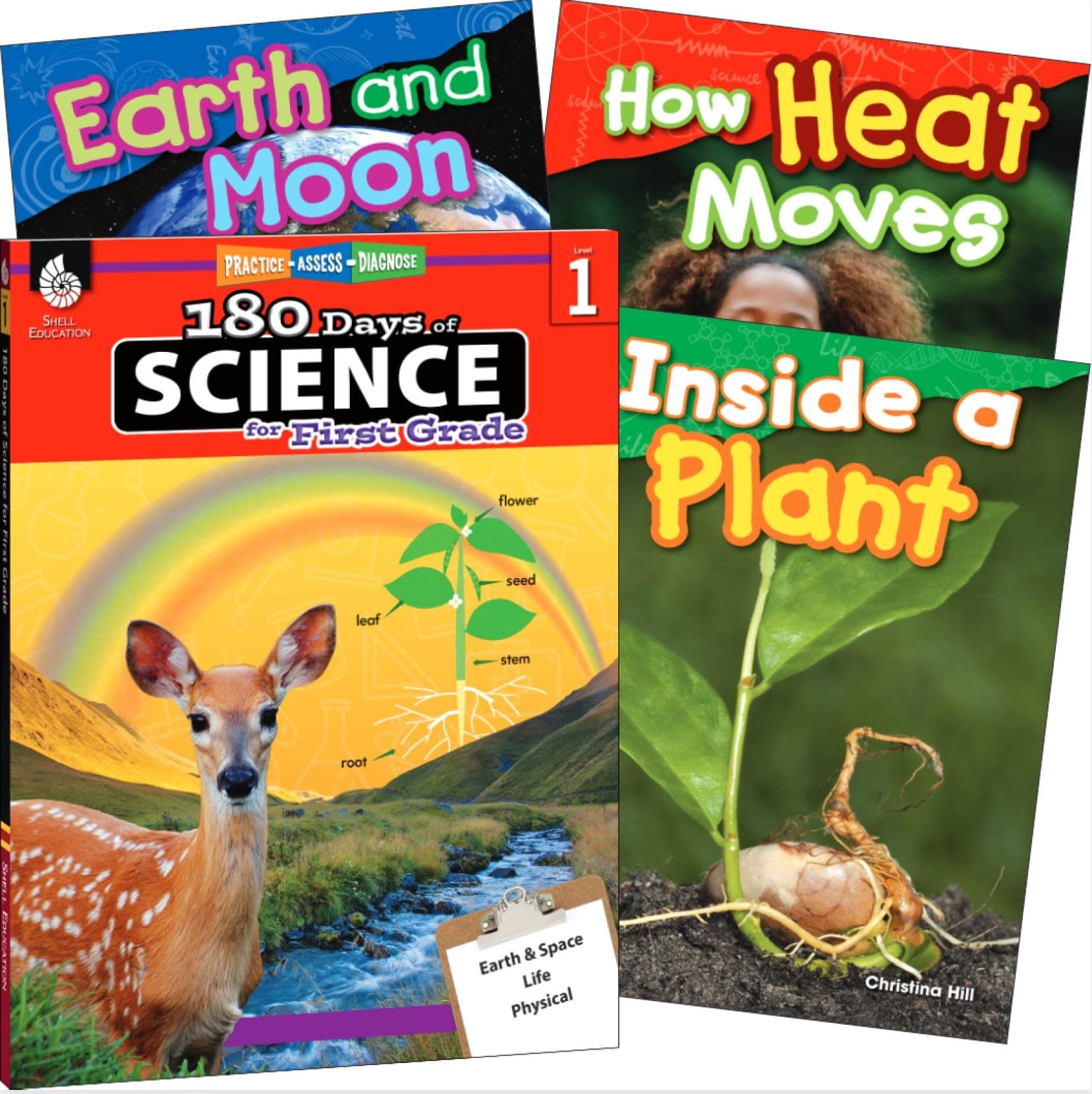 Learn-at-Home: Science Bundle Grade 1: 4-Book Set (180 Days of Science Bundle Grade 1: 4-Book Set)